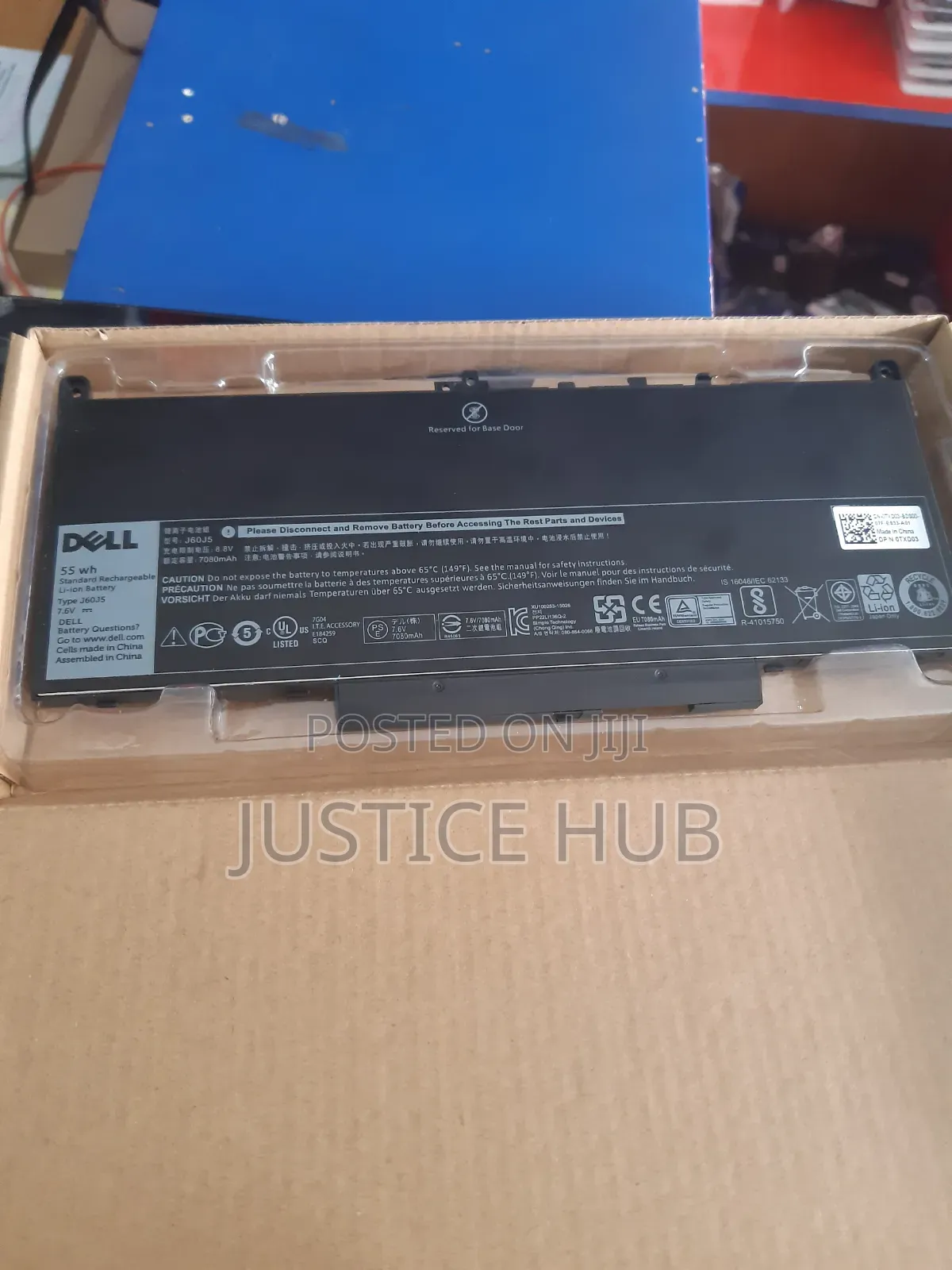 Dell Latitude J60j5 E7270 E7470 Original Laptop Battery