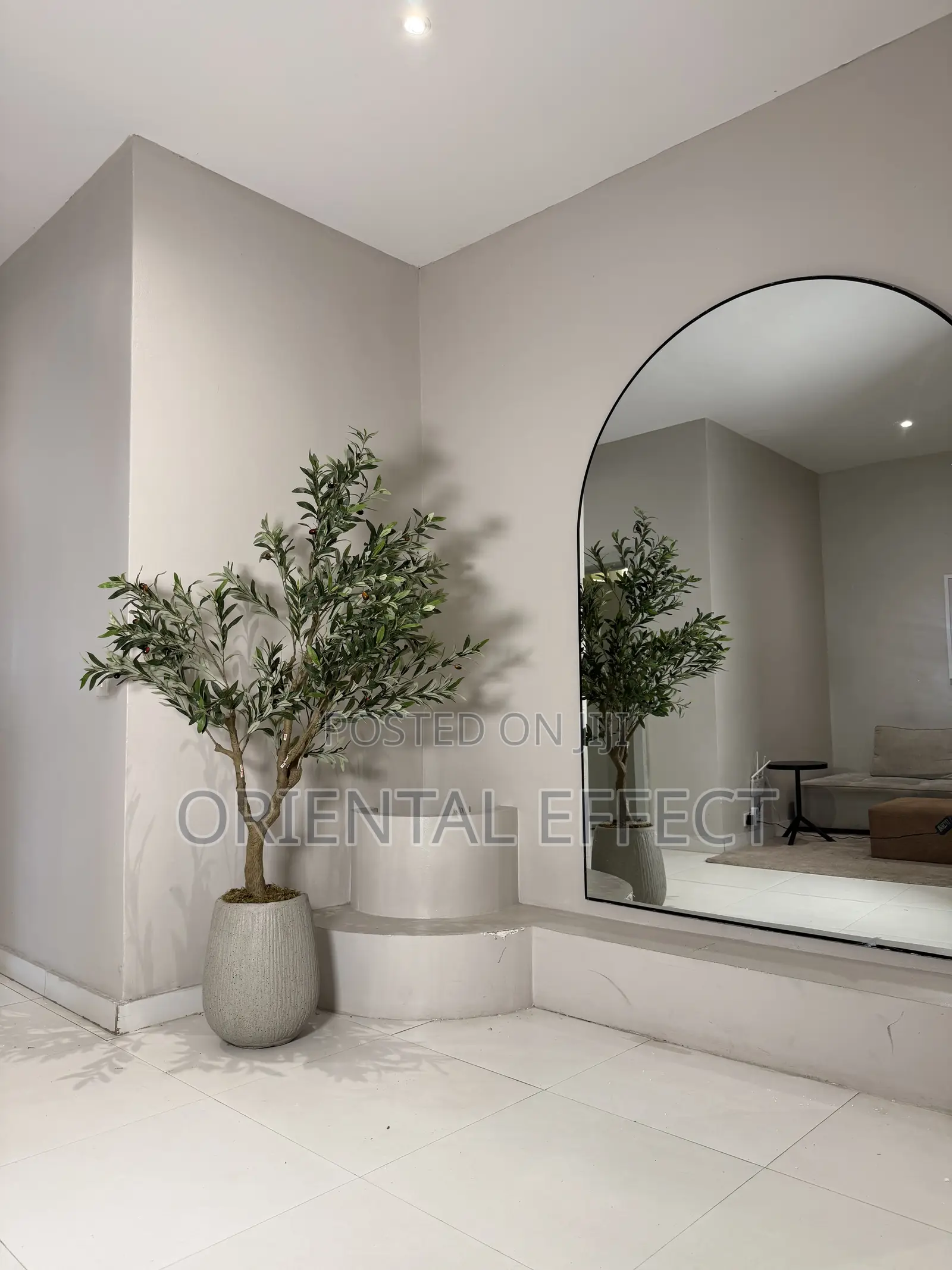 180cm Olive Tree In Granite Merlot Pot | Luxury Floor Decor