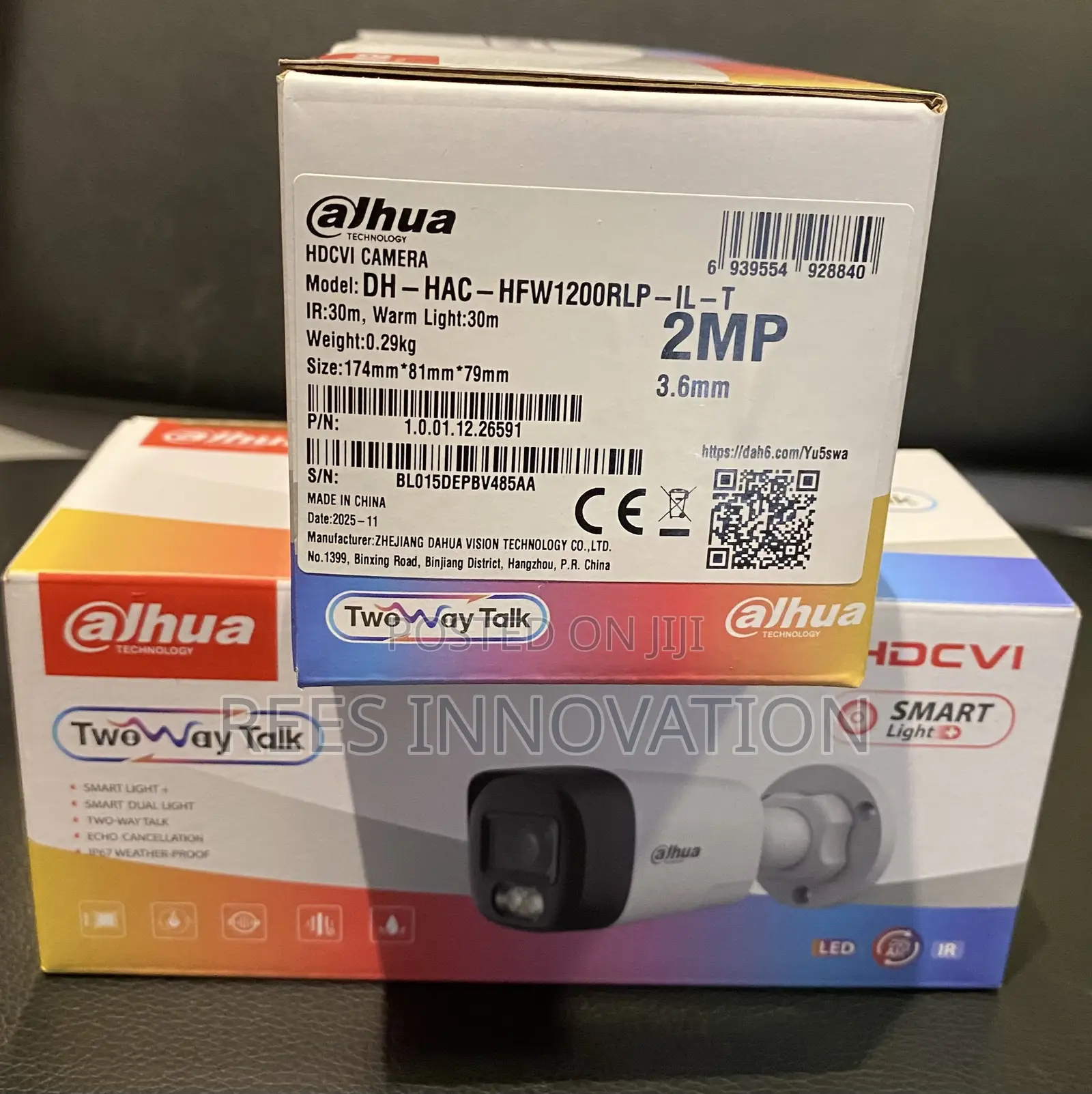 Dahua 2mp Two Way Talk Camera (Indoor Outdoor)