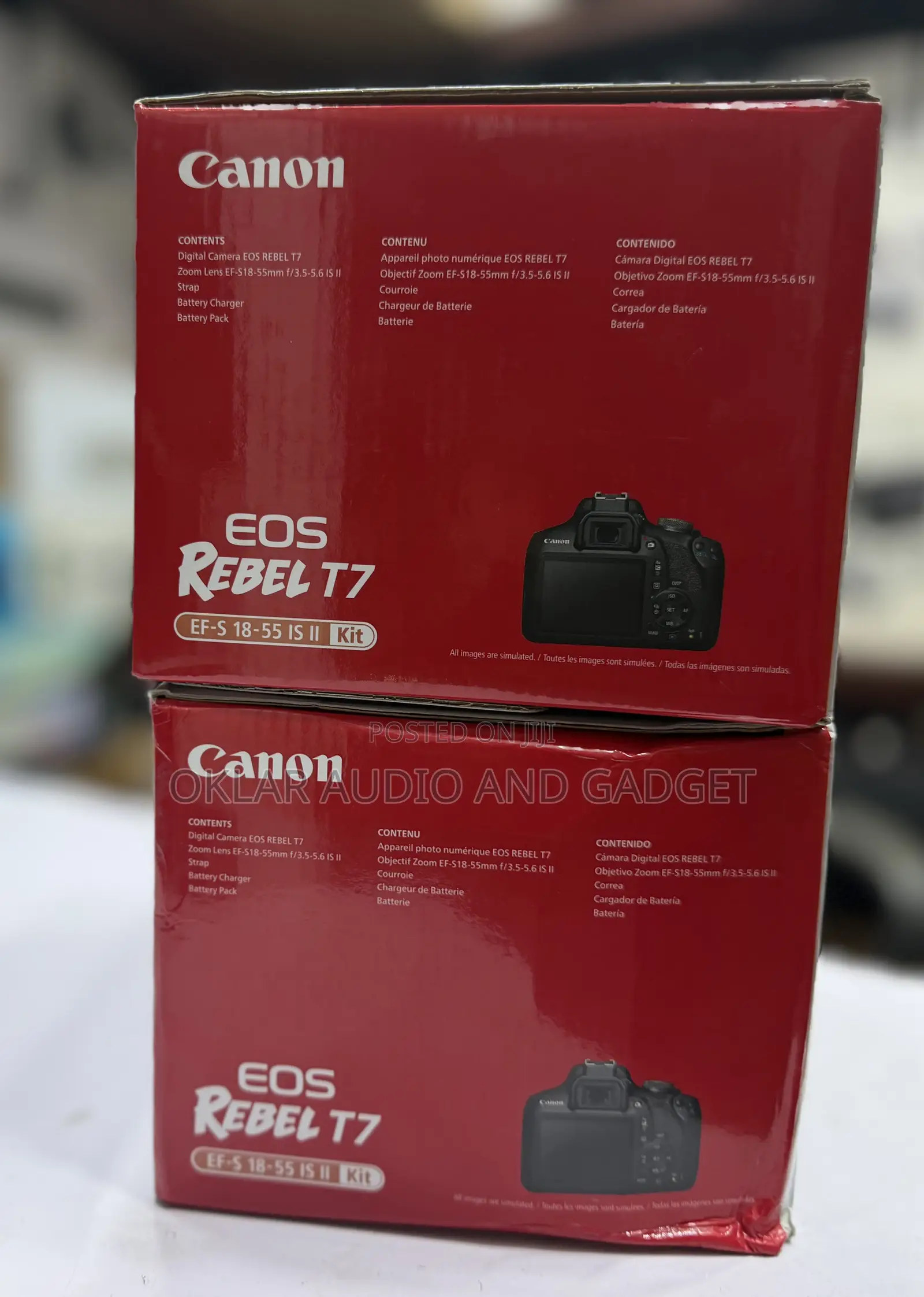 Canon Eos Rebel T7 DSLR Camera With 18-55mm Lens (Brand New)