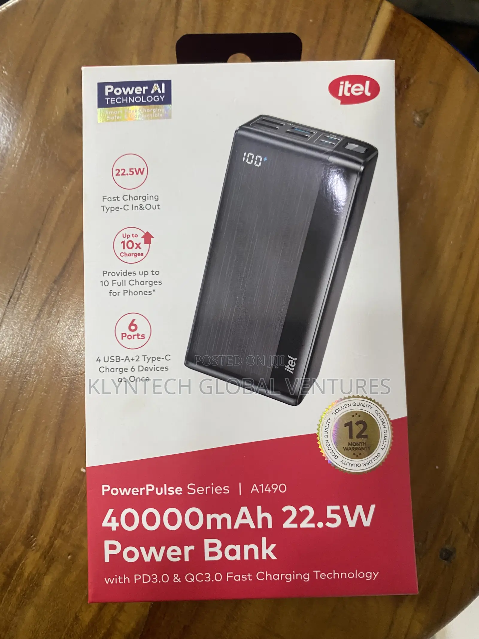 Itel Powerbank 40000mah