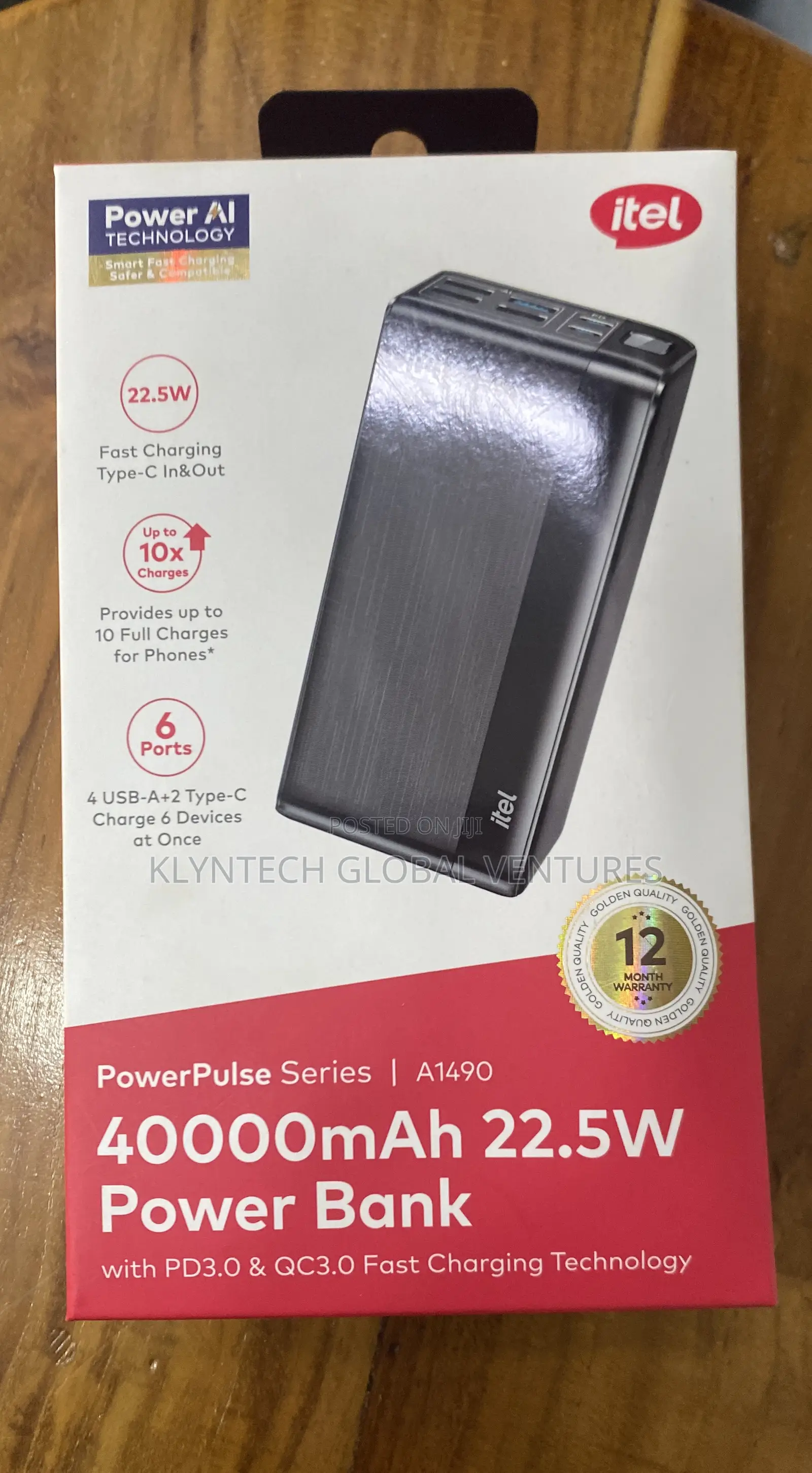 Itel Powerbank 40000mah