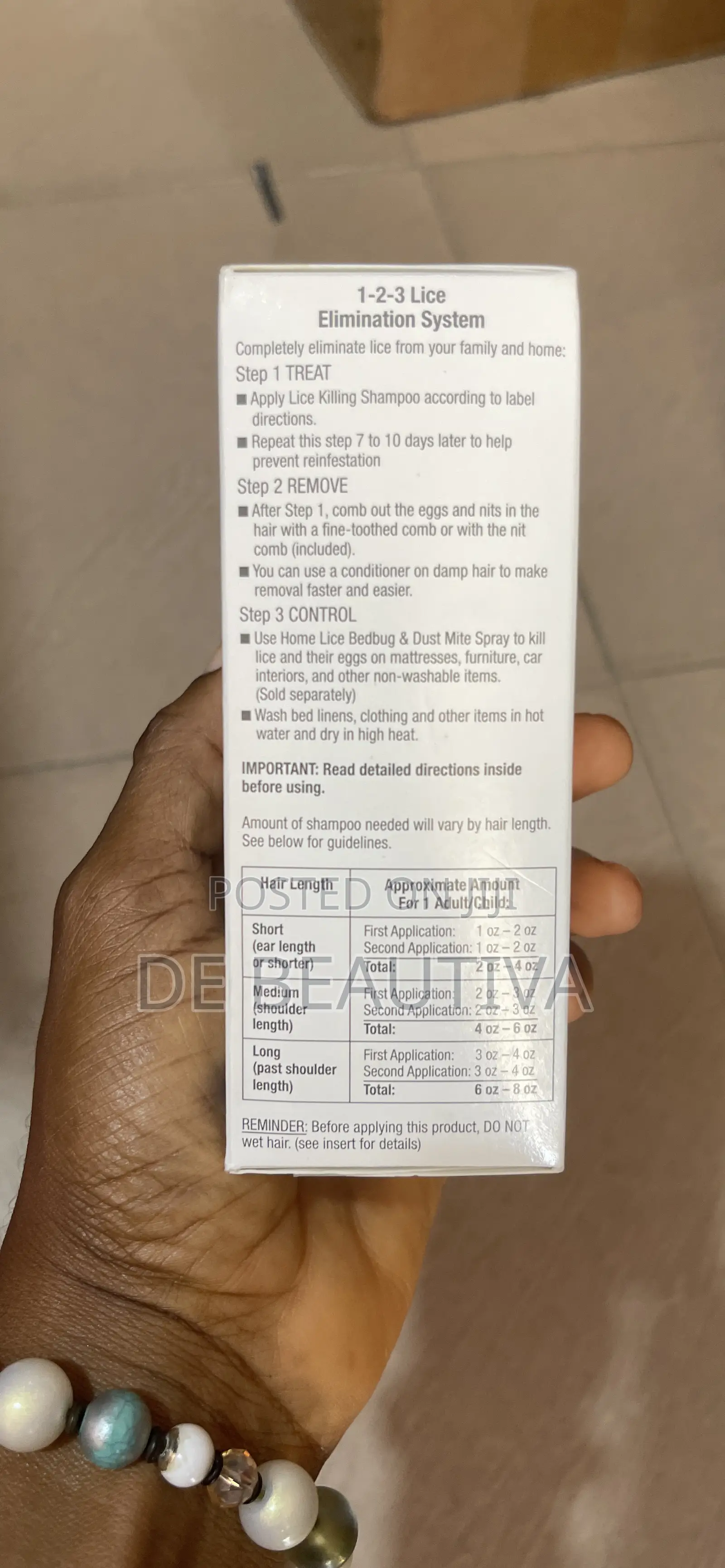 Major Maxium Strenght Lice Killing Shampoo