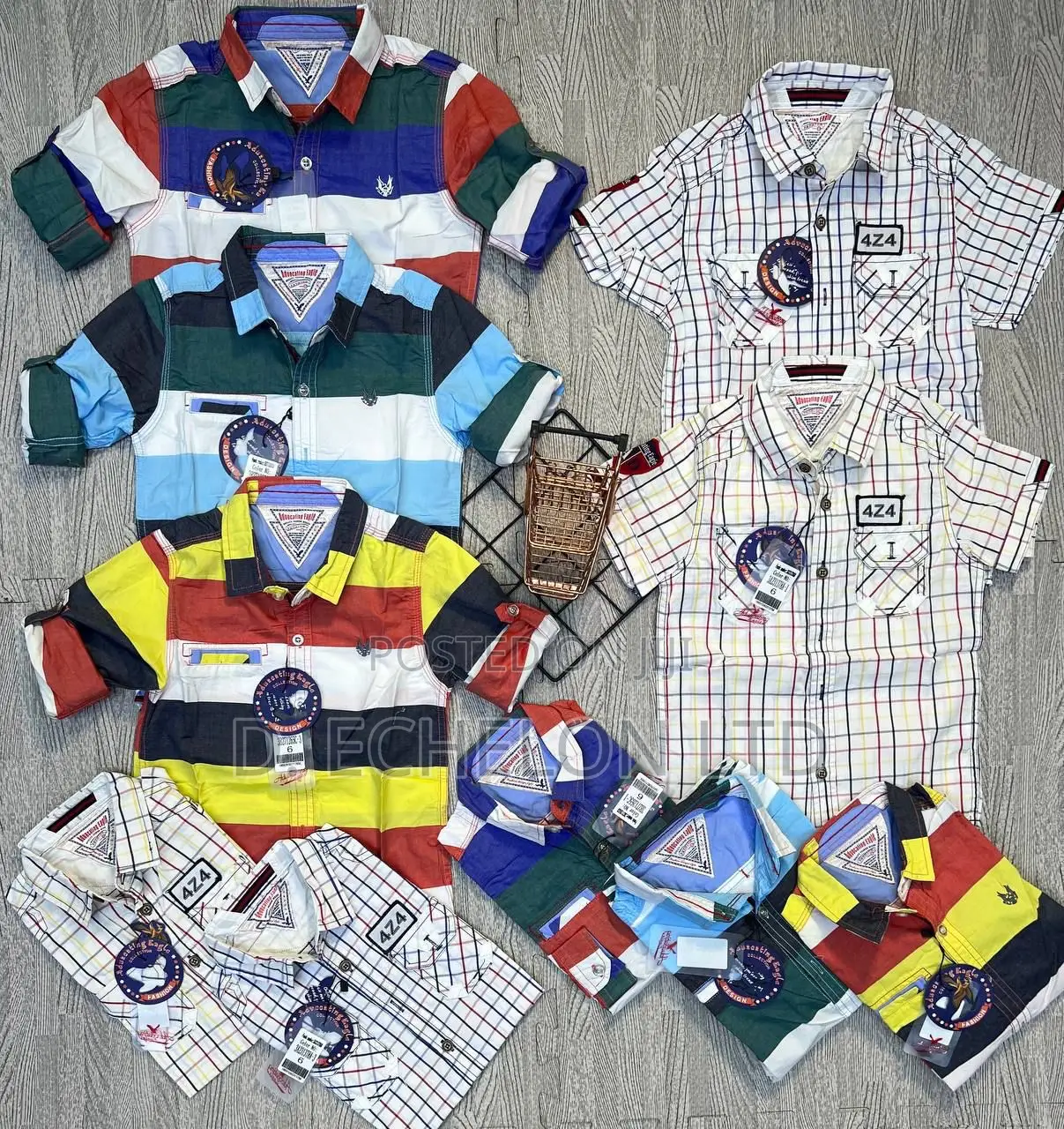 Wholesales >Kids Stripe Shirts Bag(50pcs) #300,000