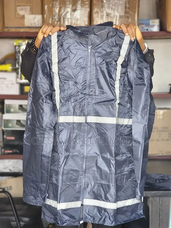 Safety Heavy Duty 2-pc Polyester Reflective Raincoat