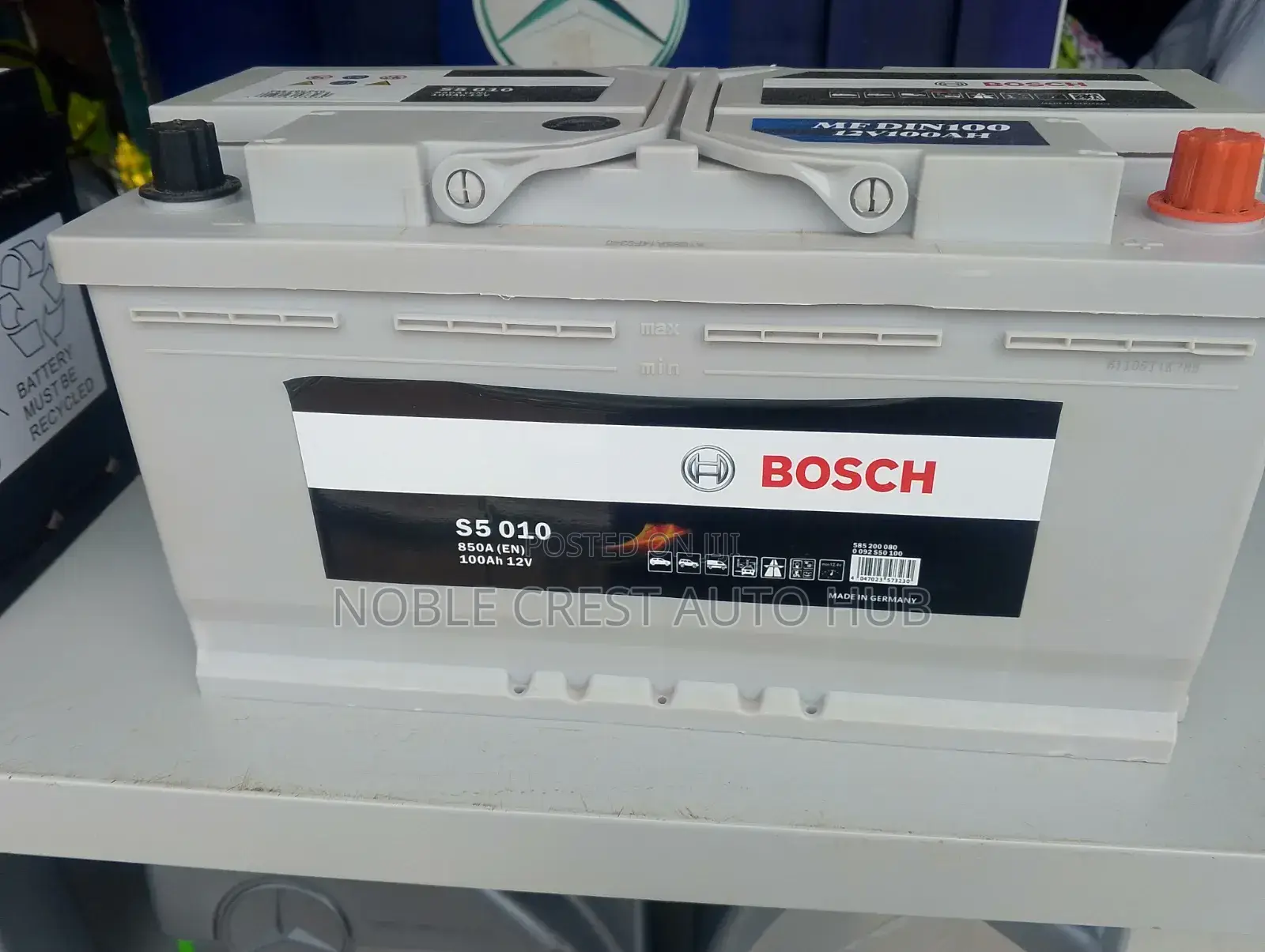 100ah Bosch Battery for Mercedes Benz and BMW