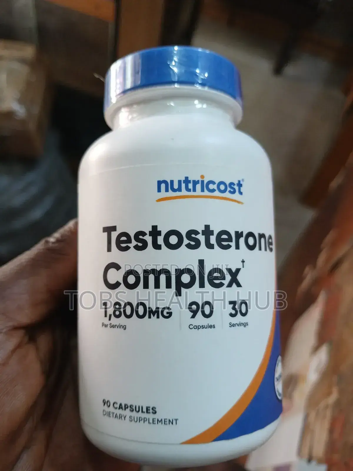 Nutricost Testosterone Complex 1800mg by 90 Capsules
