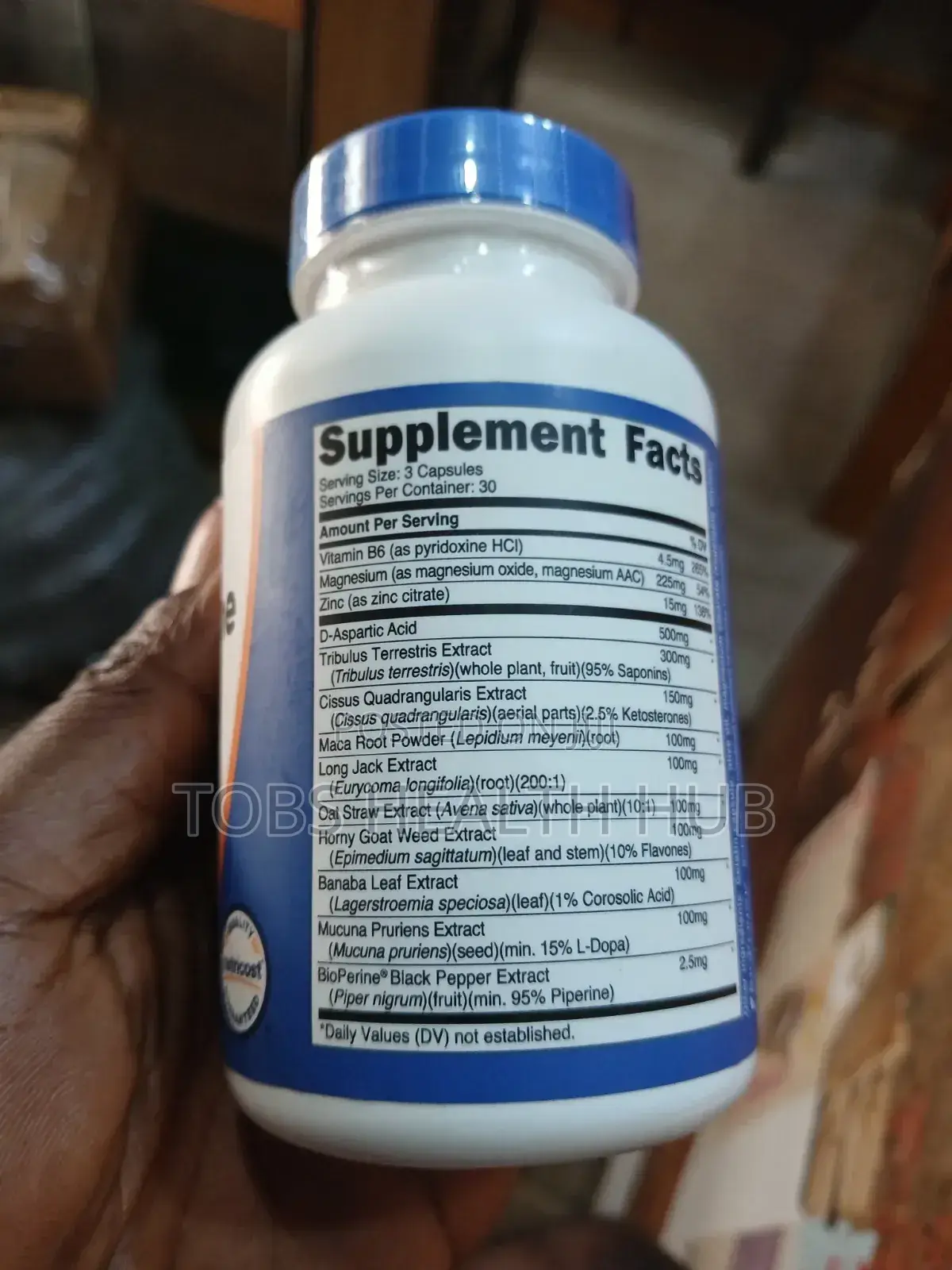 Nutricost Testosterone Complex 1800mg by 90 Capsules