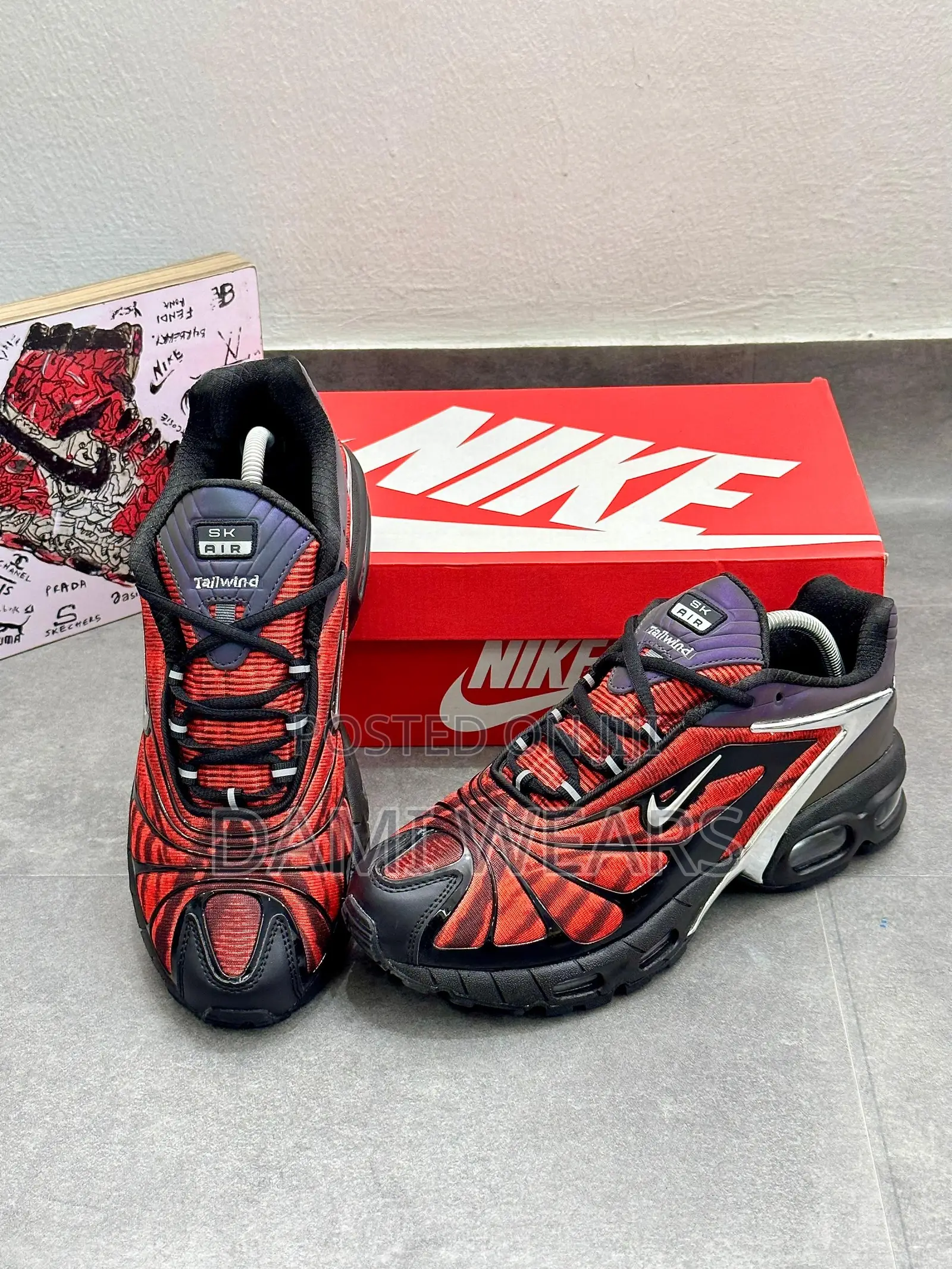 Nike Air Max Tailwind 5 X Skepta Bloody Chrome