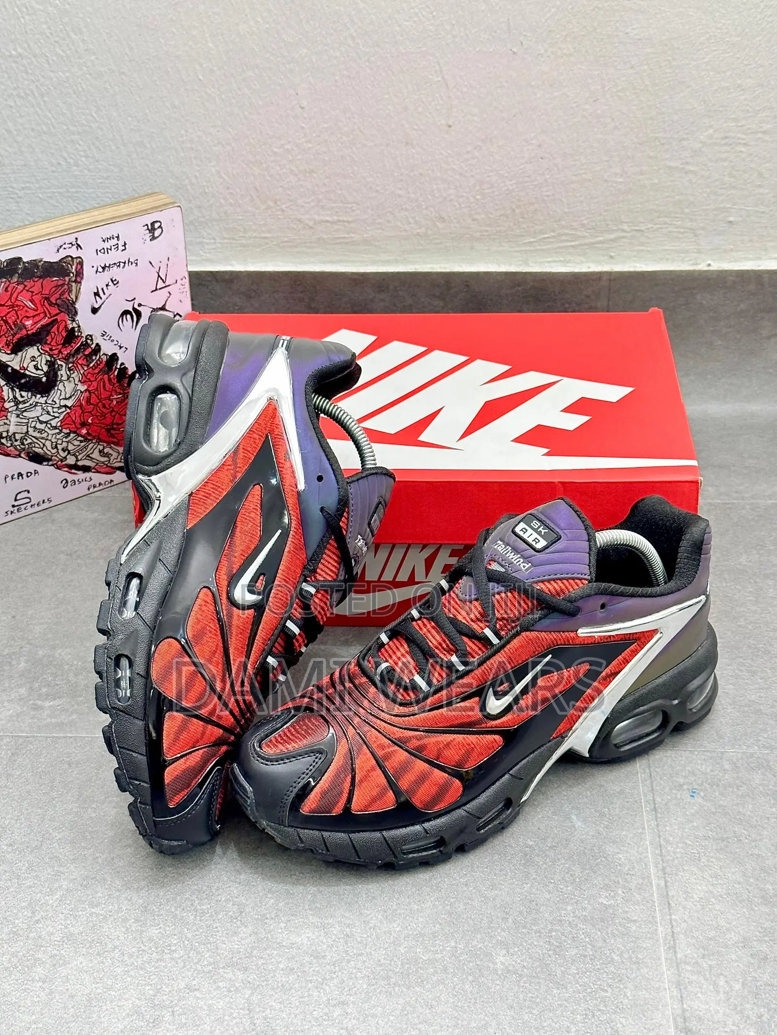 Nike Air Max Tailwind 5 X Skepta Bloody Chrome