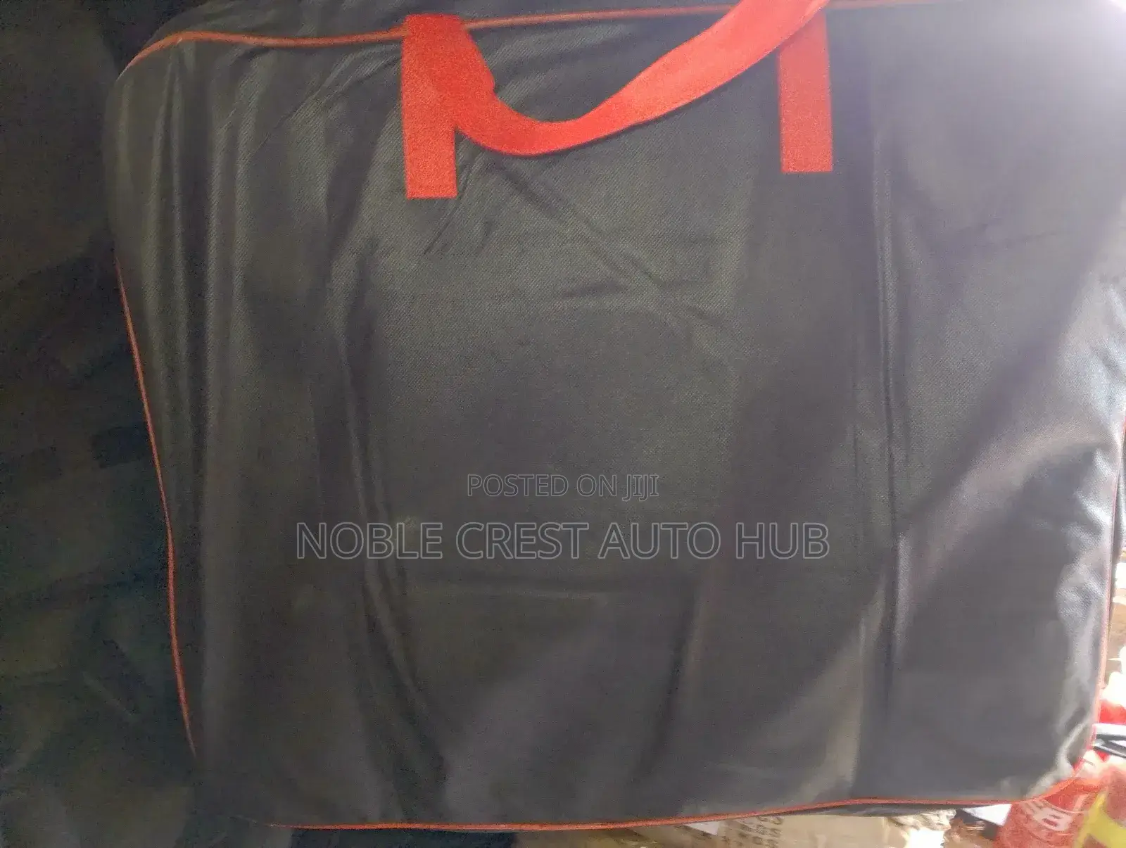 Pure Black Foreign Original Leather Seat Cover