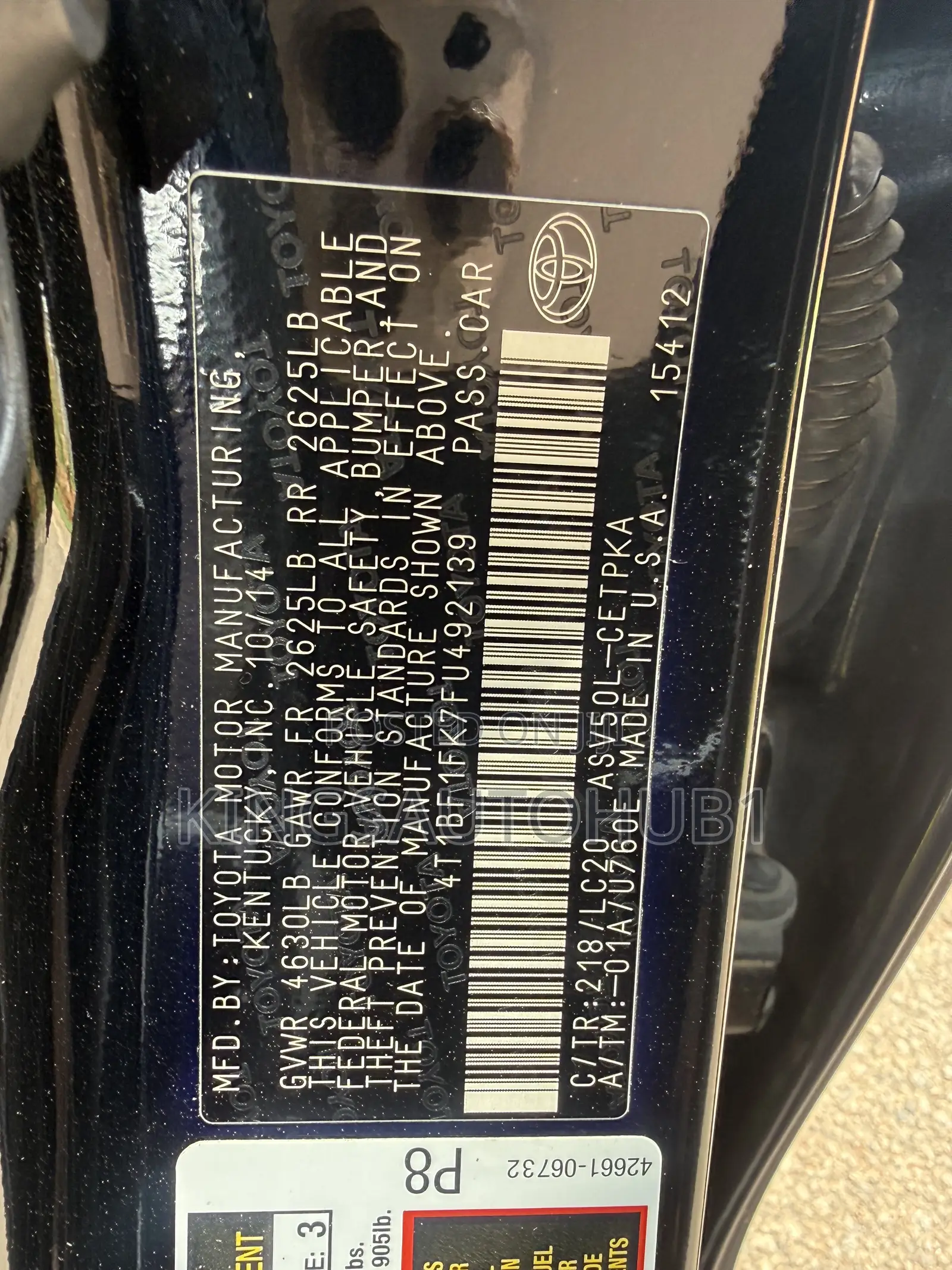 Toyota Camry XSE 4dr Sedan (2.5L 4cyl 6A) 2015 Black