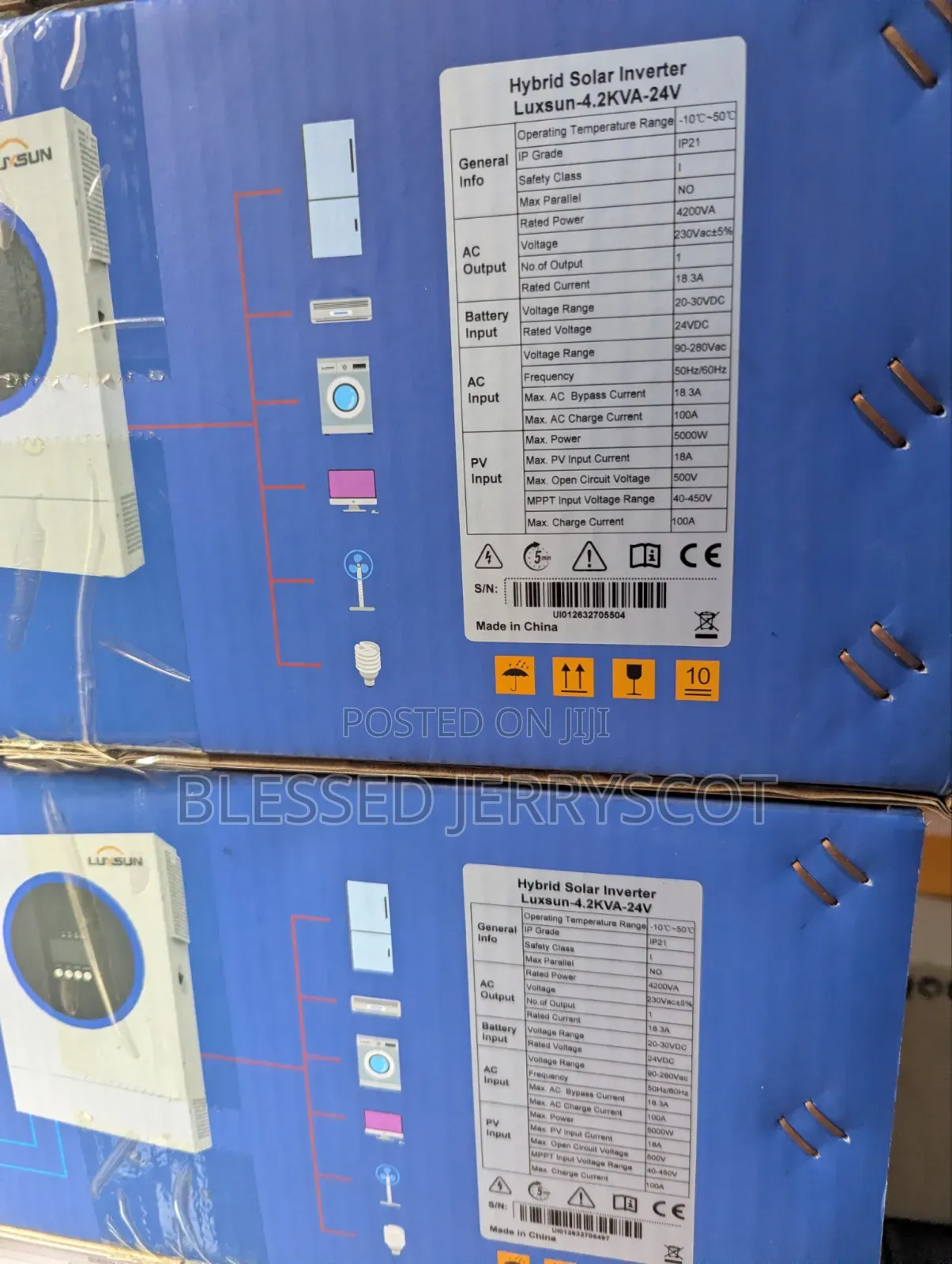 Luxsun 4.2kw 24v Hybrid Solar Inverters Available in Stock.