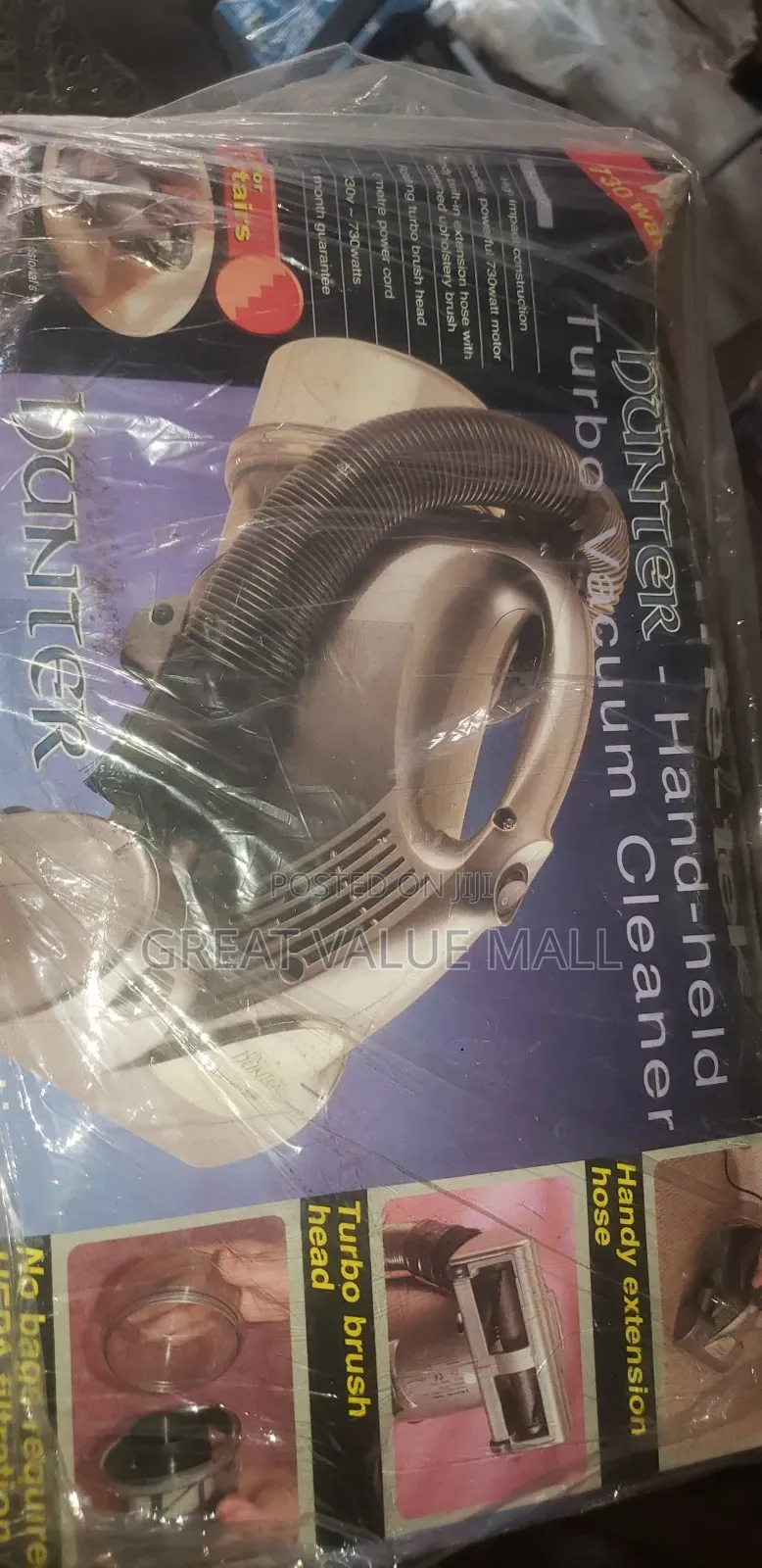 Dangler Hand-Held Turbo Vacuum Cleaner