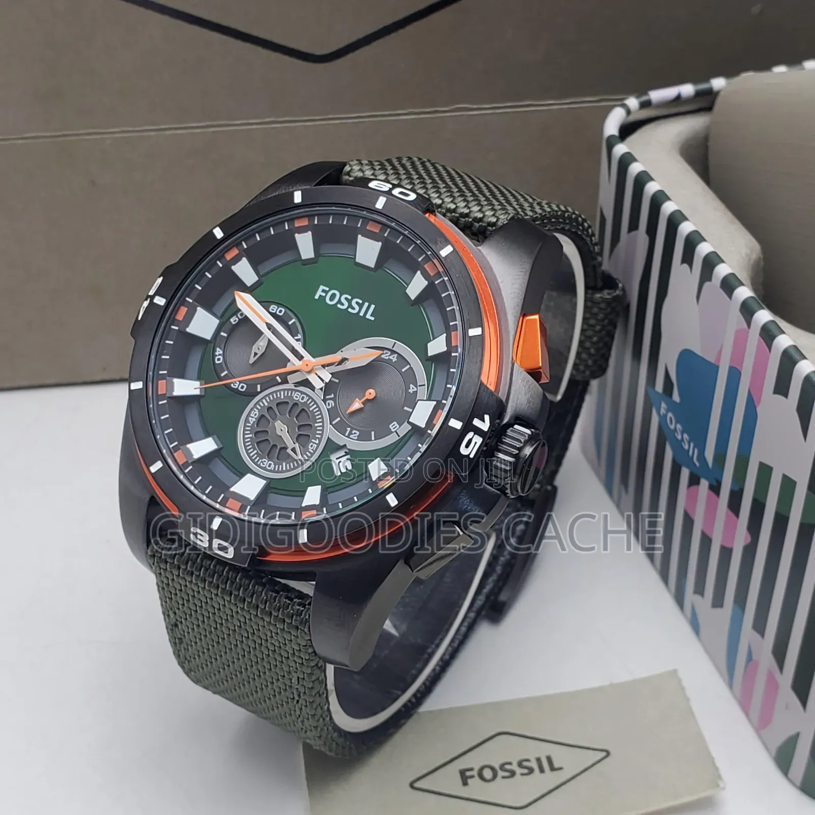 Fossil Black Chronograph Sport Watch