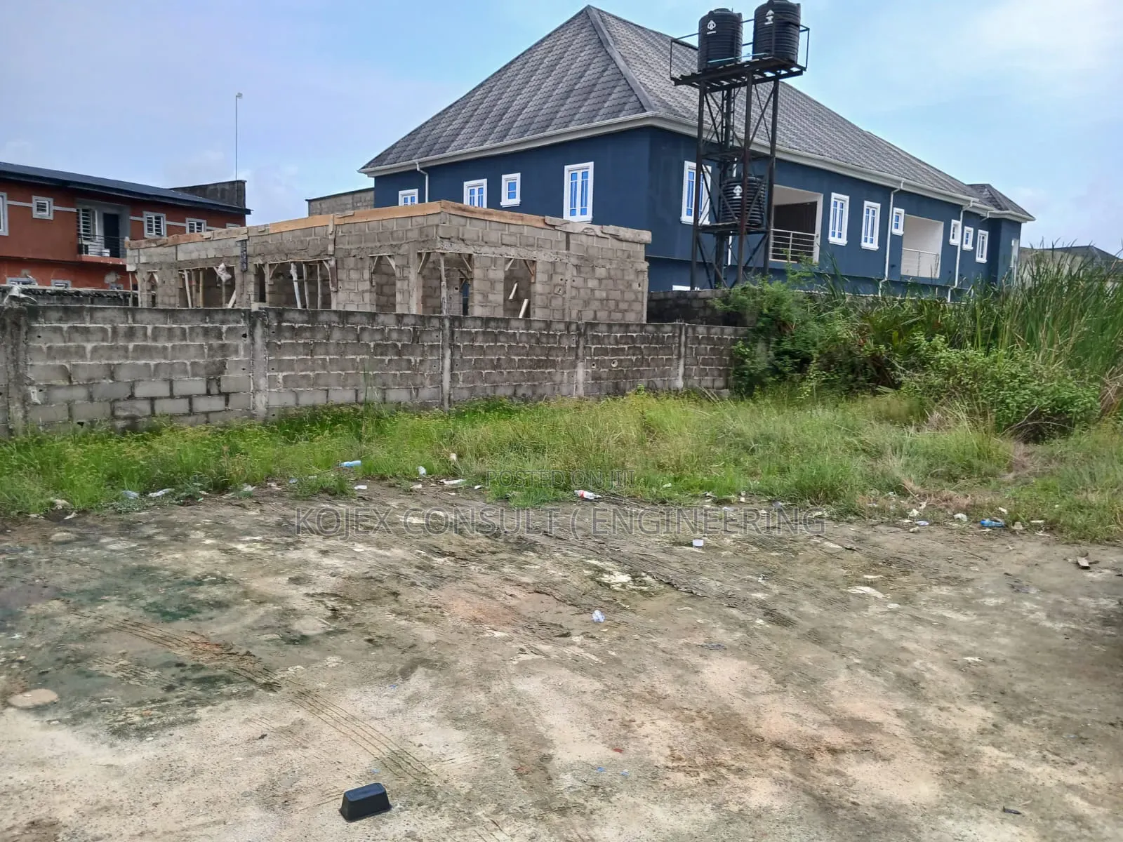 2 Plots of Land, Fenced on a Tarred Road With C-of-O