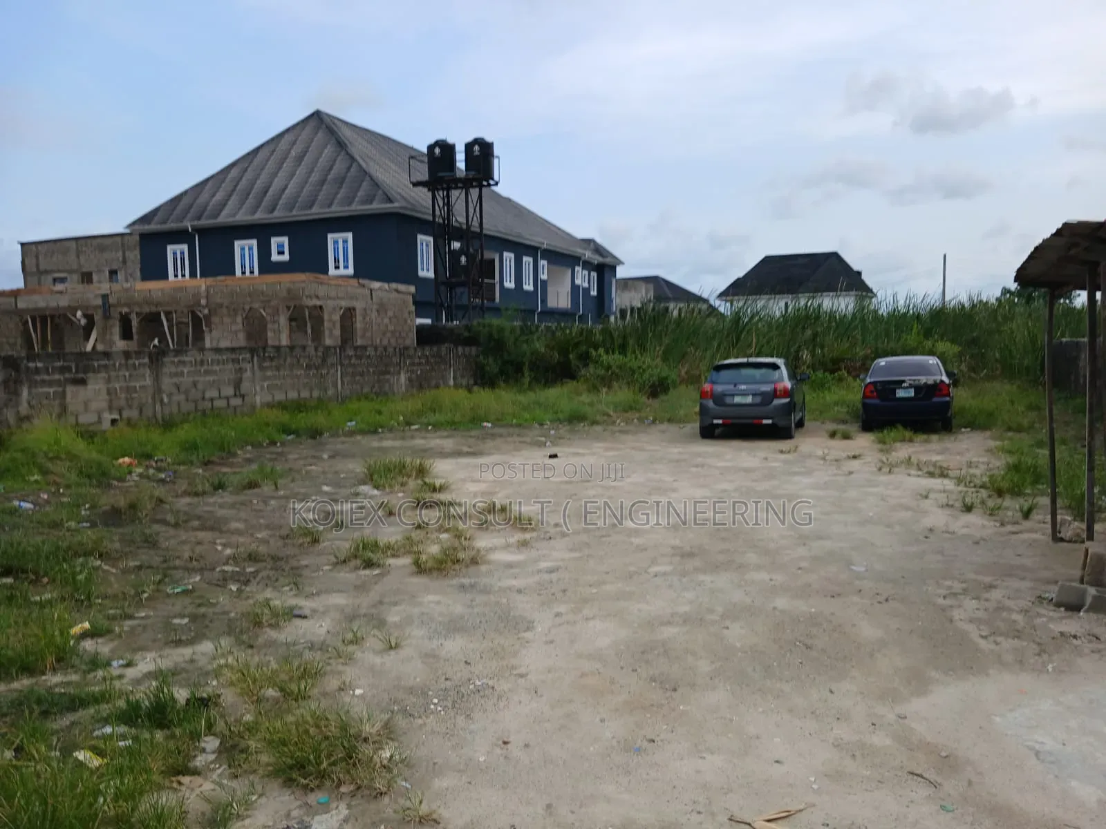 2 Plots of Land, Fenced on a Tarred Road With C-of-O