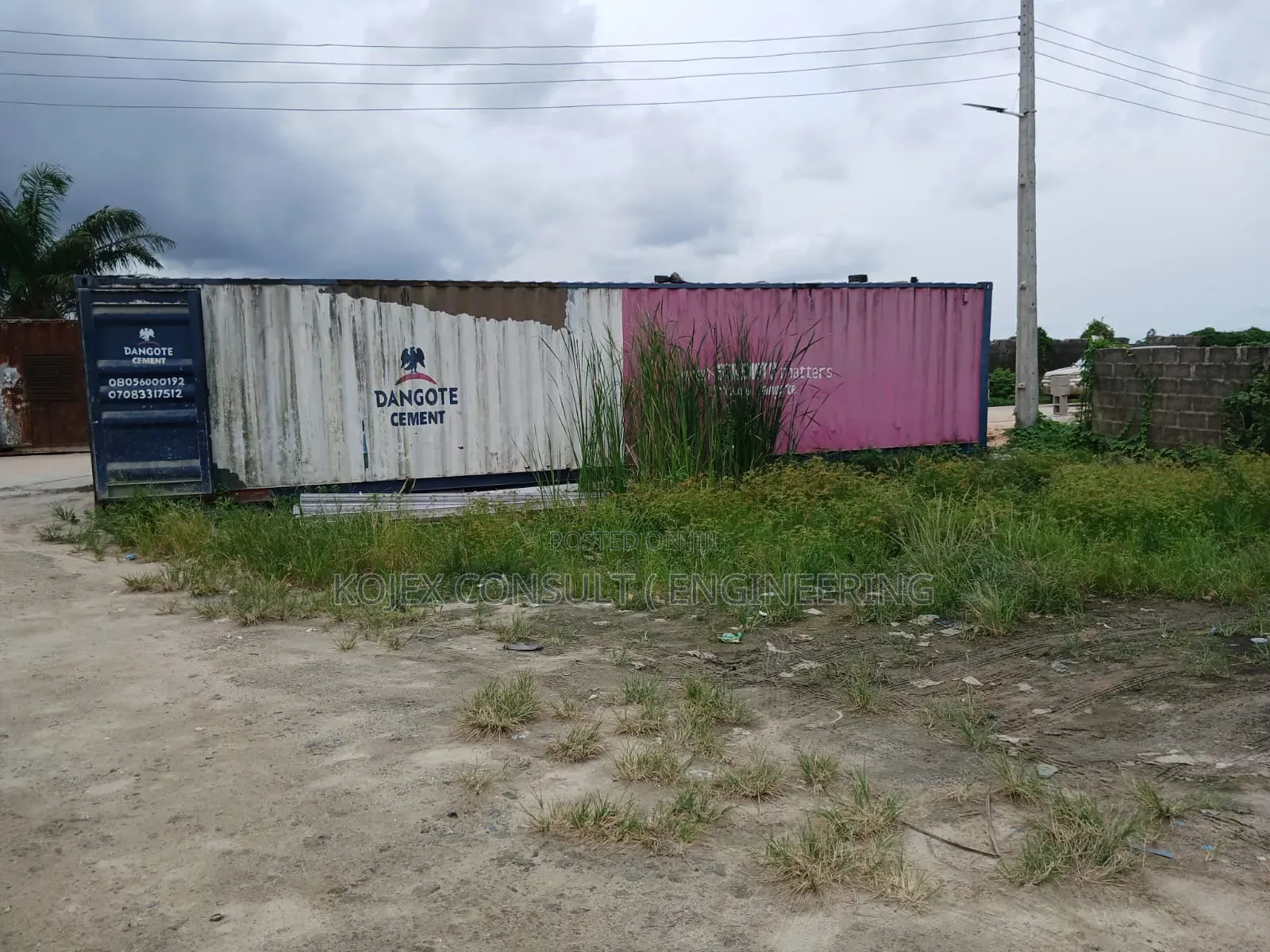 2 Plots of Land, Fenced on a Tarred Road With C-of-O