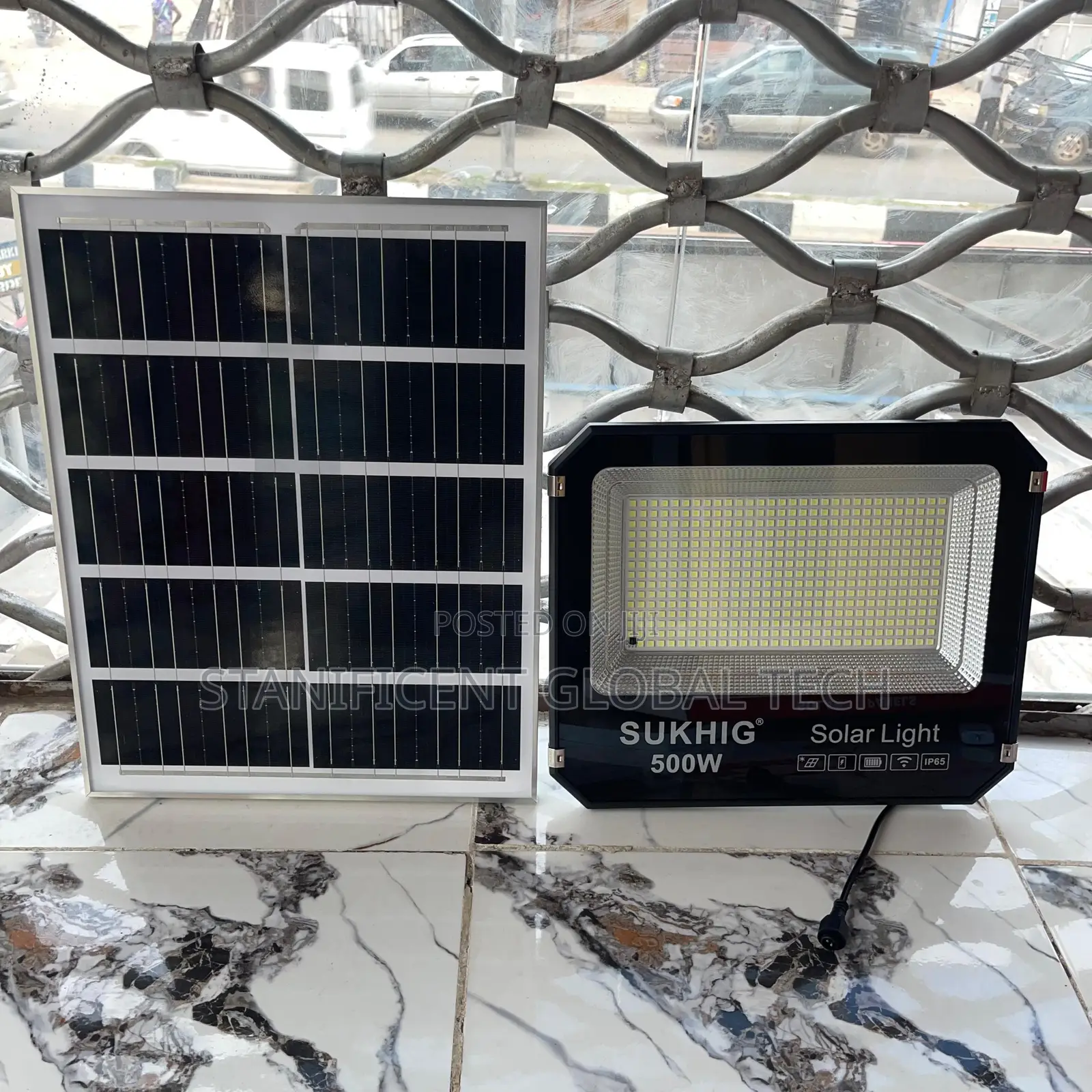 Sukhig 500watts Solar Flood Light With 35watts Solar Panel