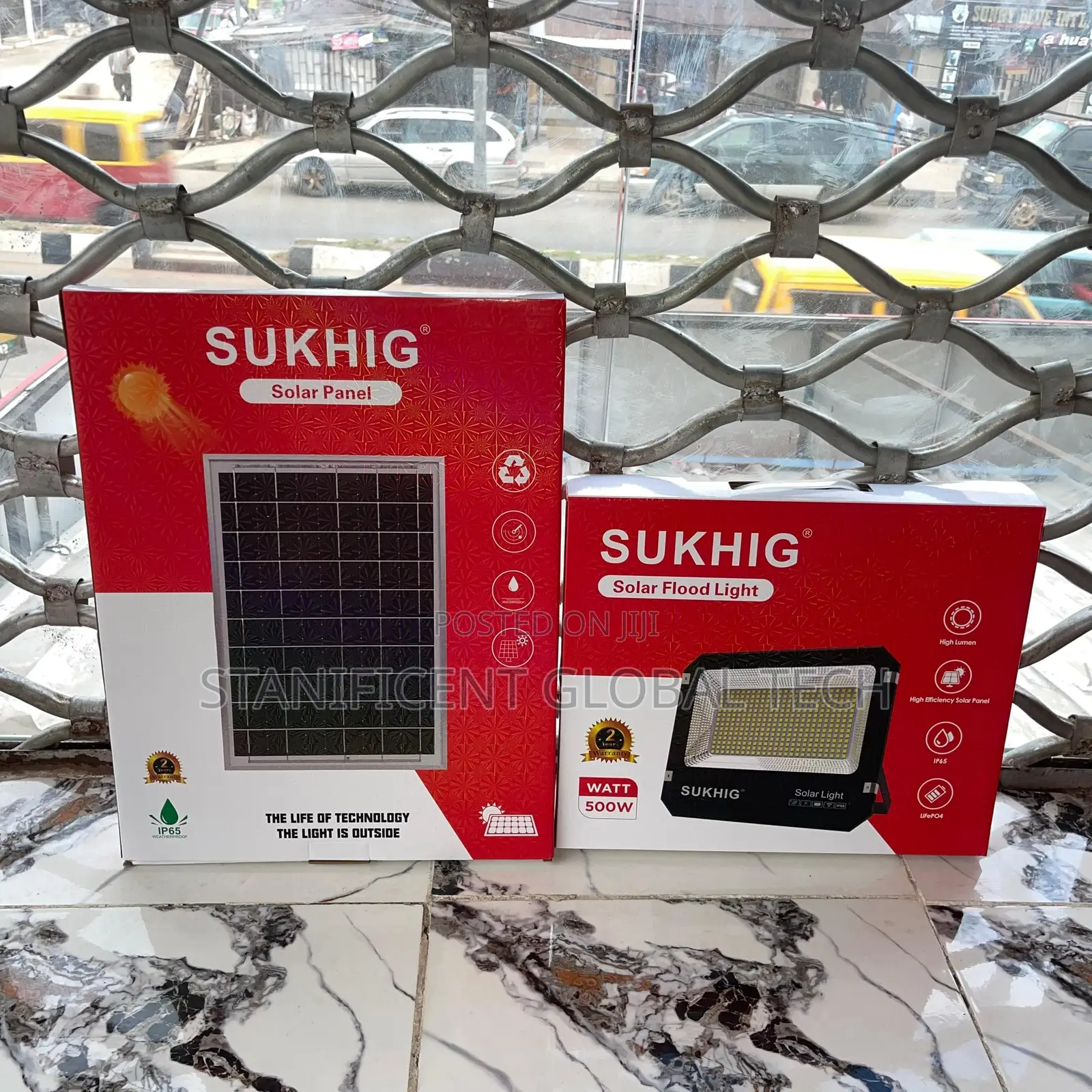 Sukhig 500watts Solar Flood Light With 35watts Solar Panel