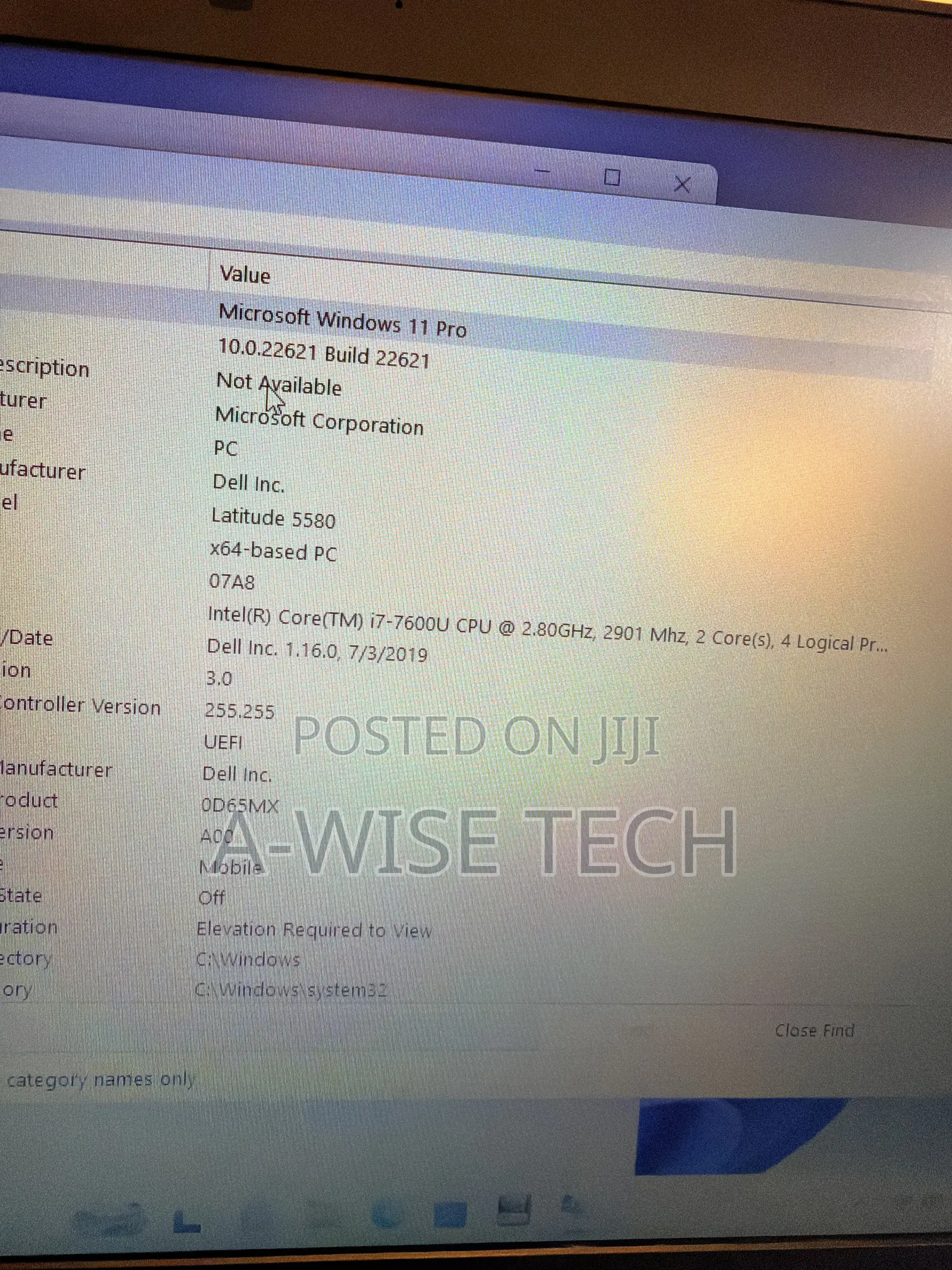 Laptop Dell Latitude 15 5580 8GB Intel Core i7 SSD 256GB