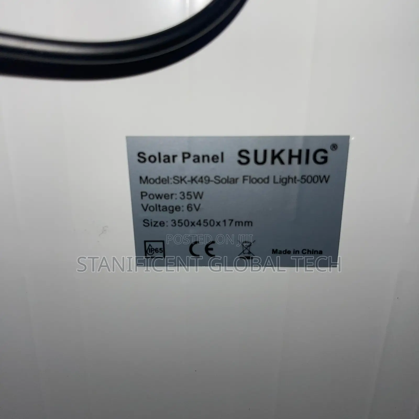 Sukhig 500watts Solar Flood Light With 35watts Solar Panel