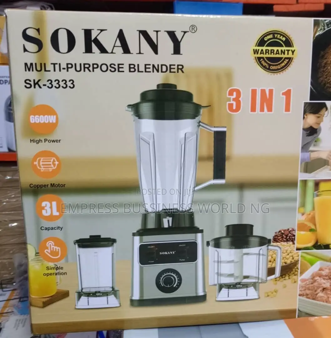 Sokany 3 in 1 Blender