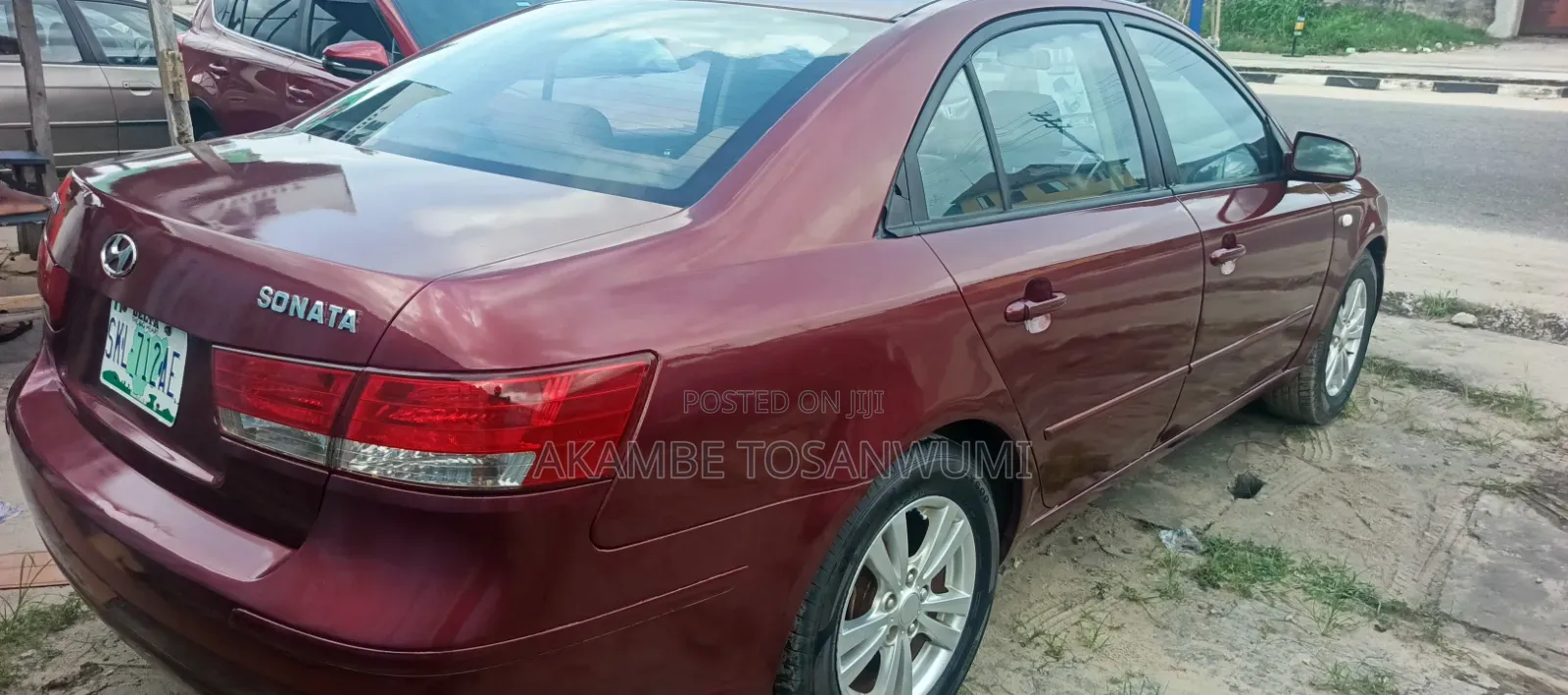 Hyundai Sonata 2008 Red