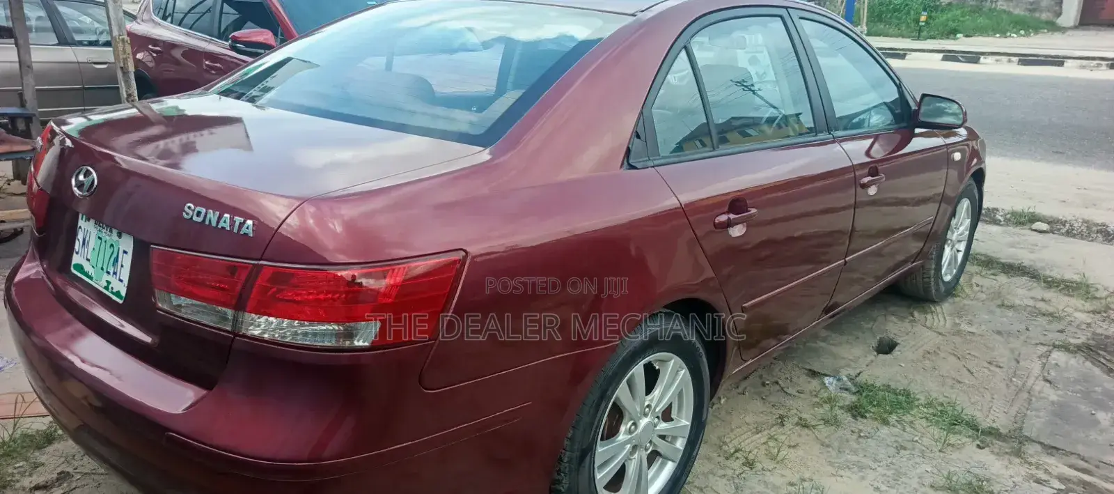 Hyundai Sonata 2008 Red