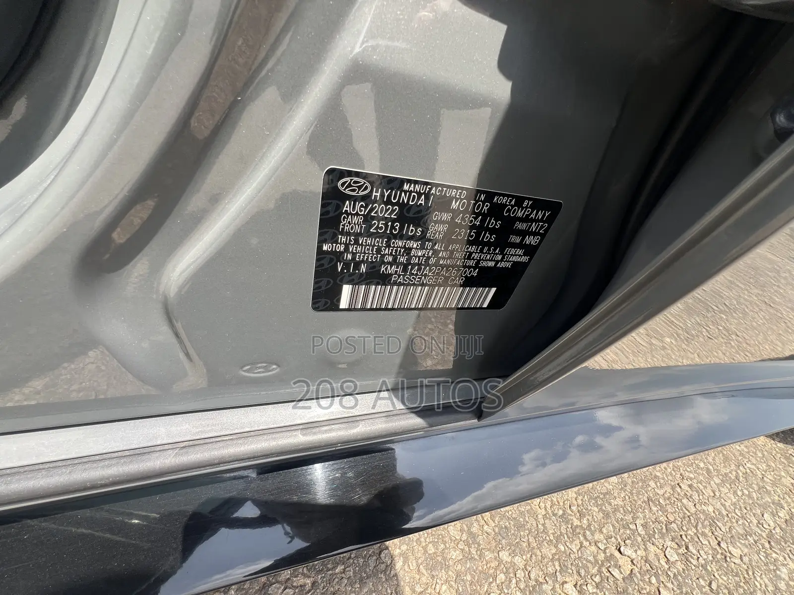 Hyundai Sonata Limited 2023 Gray