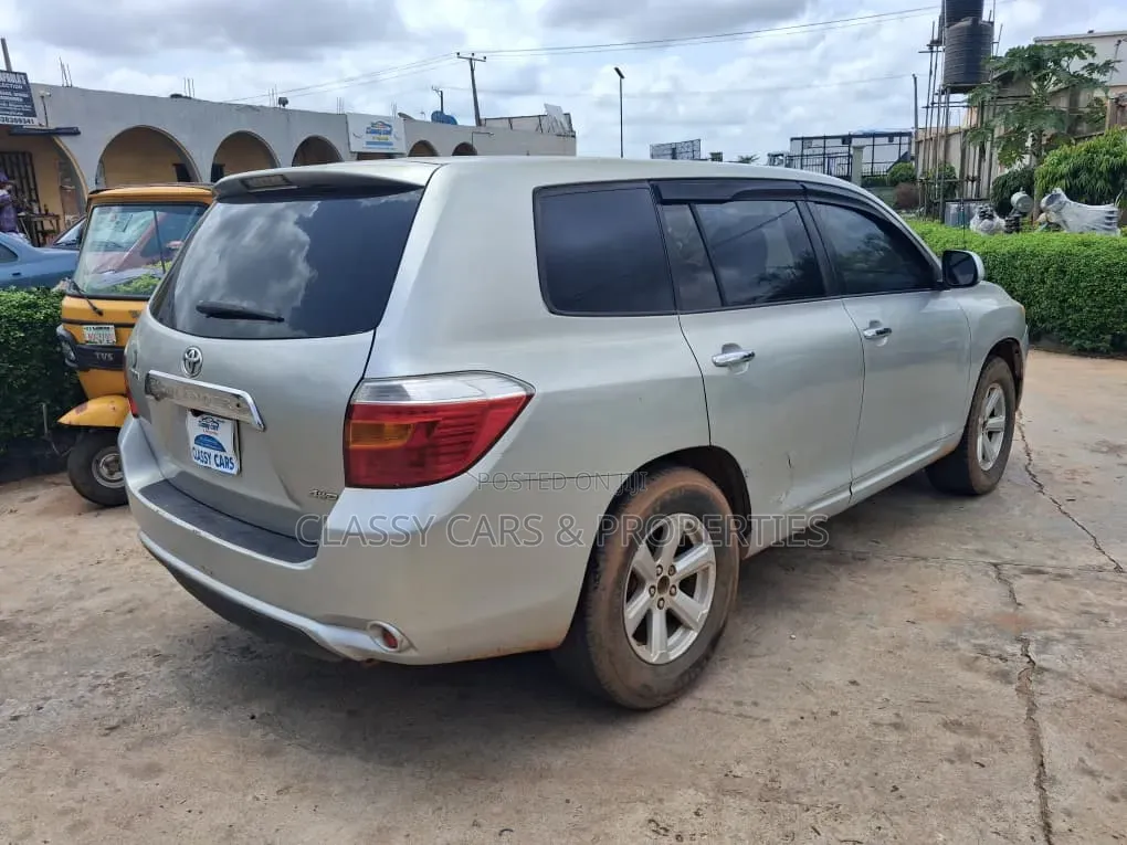 Toyota Highlander 4x4 2008 Silver