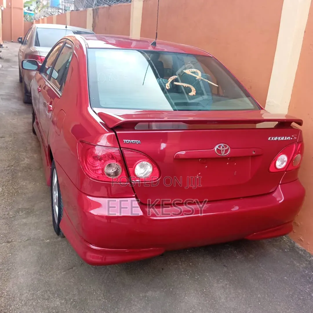Toyota Corolla S 2007 Red