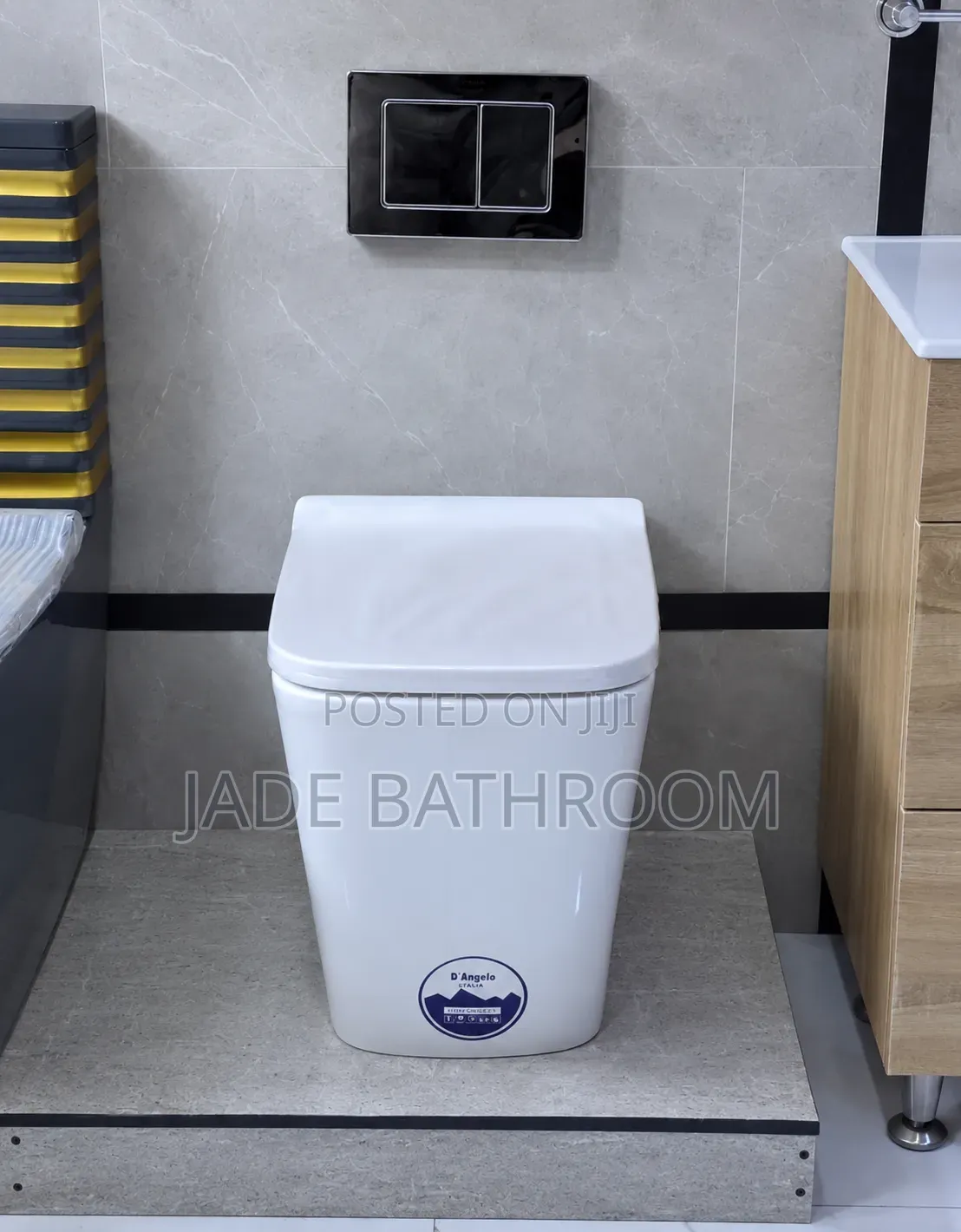Concealed Water Closet Seat on the Floor