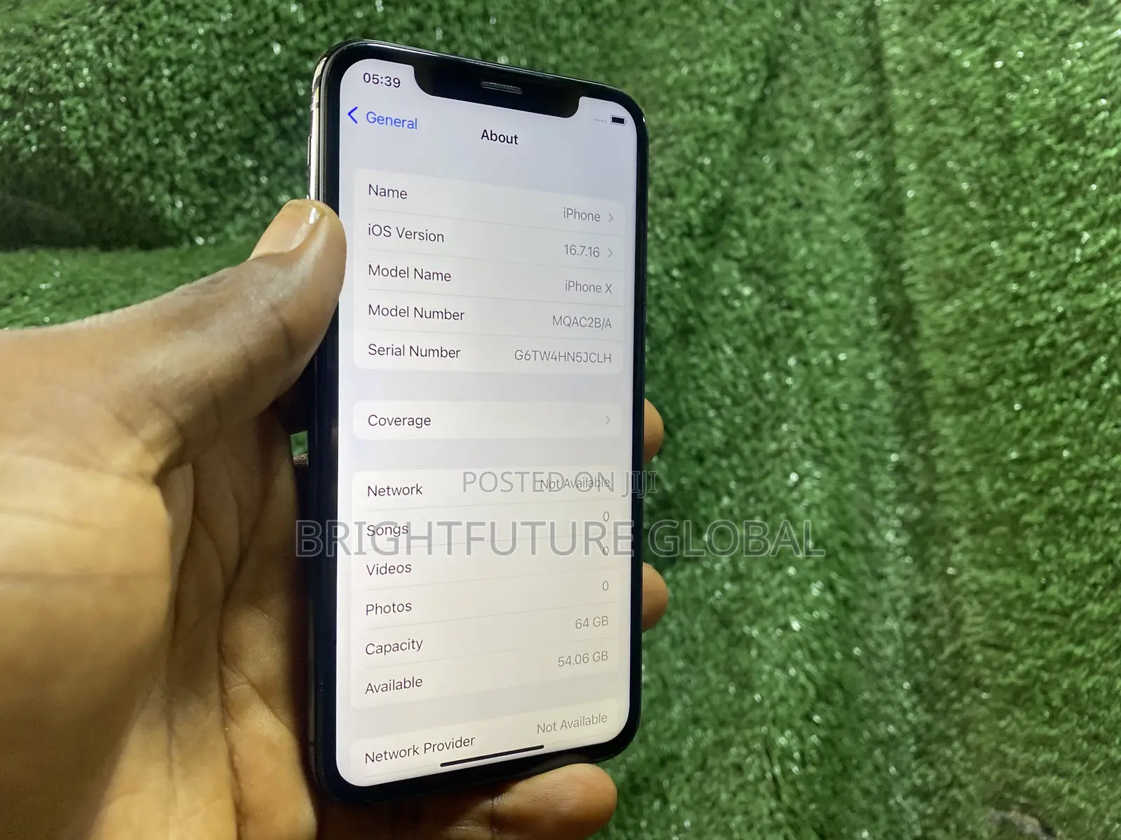 Apple iPhone X 64 GB Black