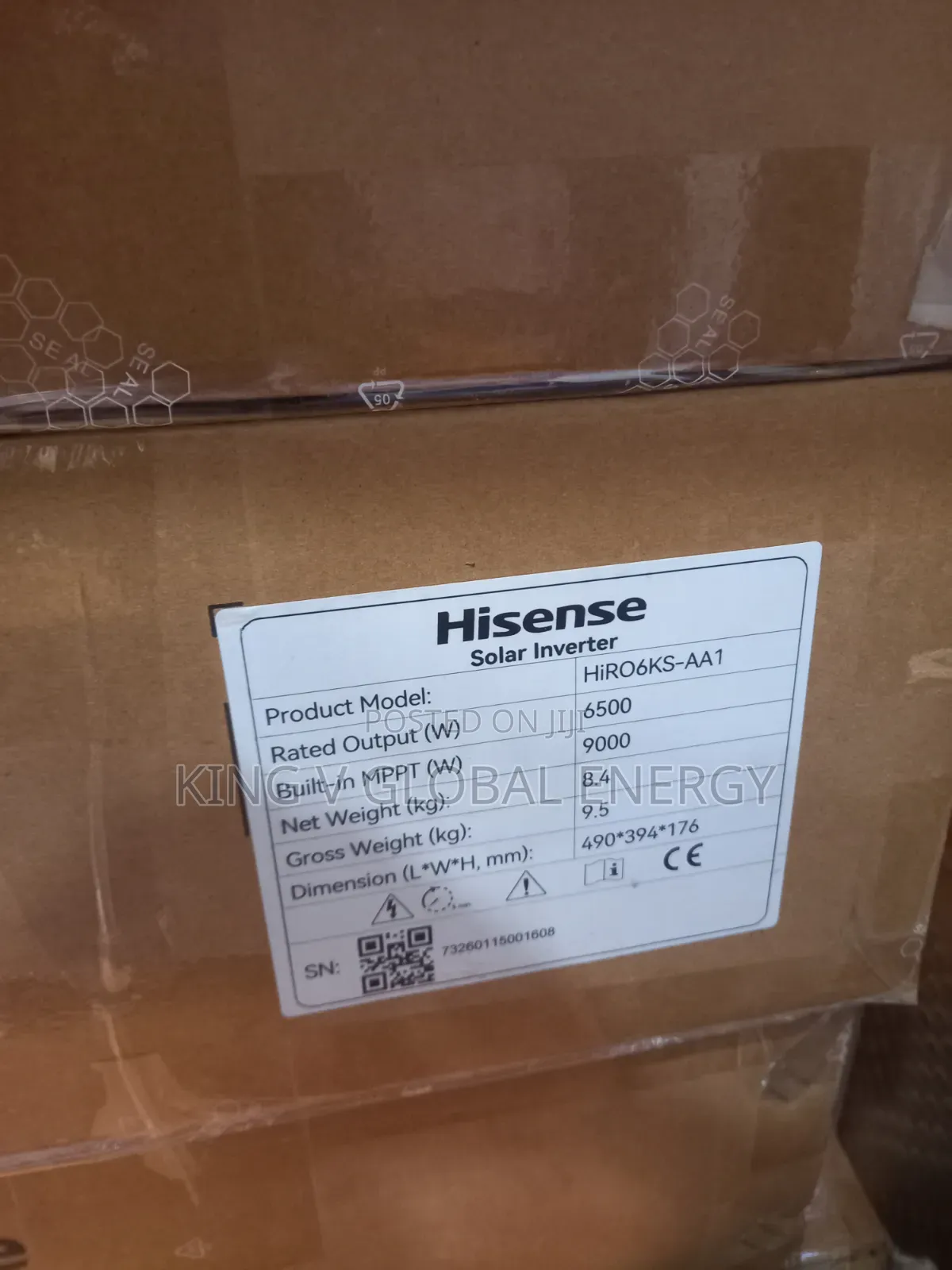 Hisense 6.5kva/48v Hybrid Solar Inverter