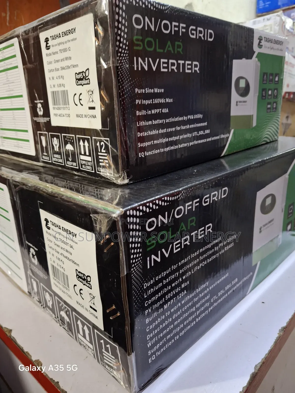 1kva/12v Tasha Energy Hybrid Solar Inverter