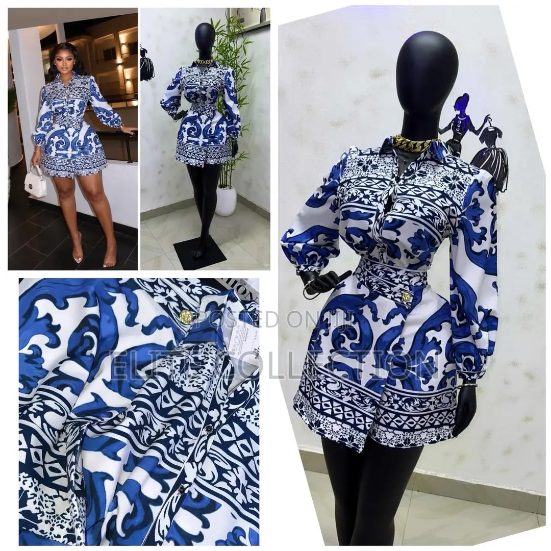 Stylish Fashionnova Printed Skort Set Sizes : M L Xl XXL XXXL