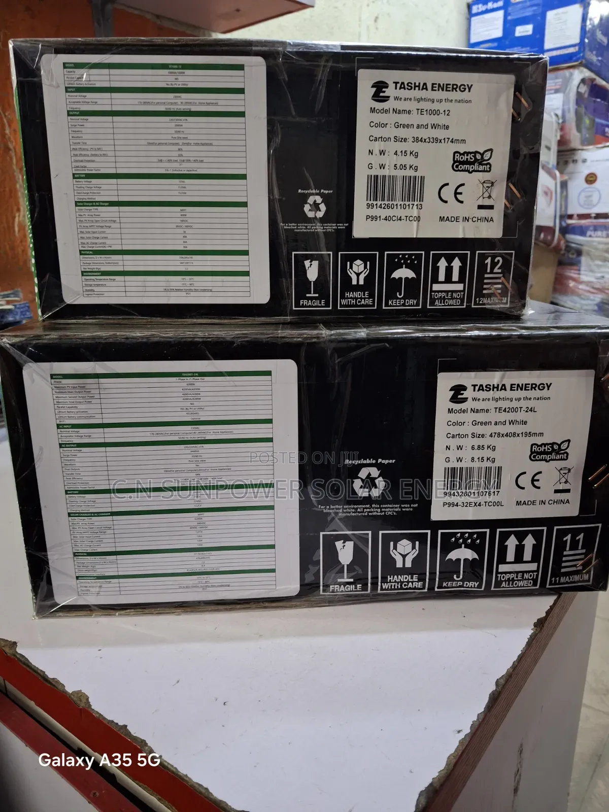 4.2kva/24v Tasha Energy Hybrid Solar Inverter