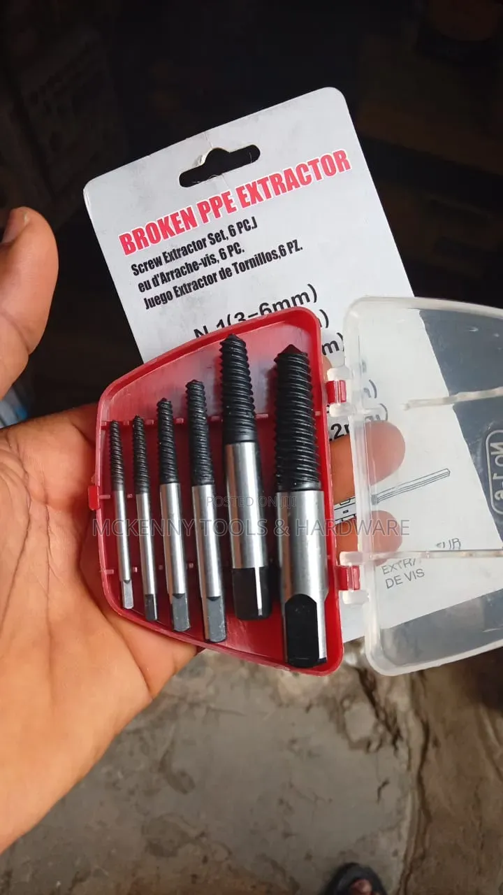 Imported 5 PCS Screw Extractor Set, for Industrial