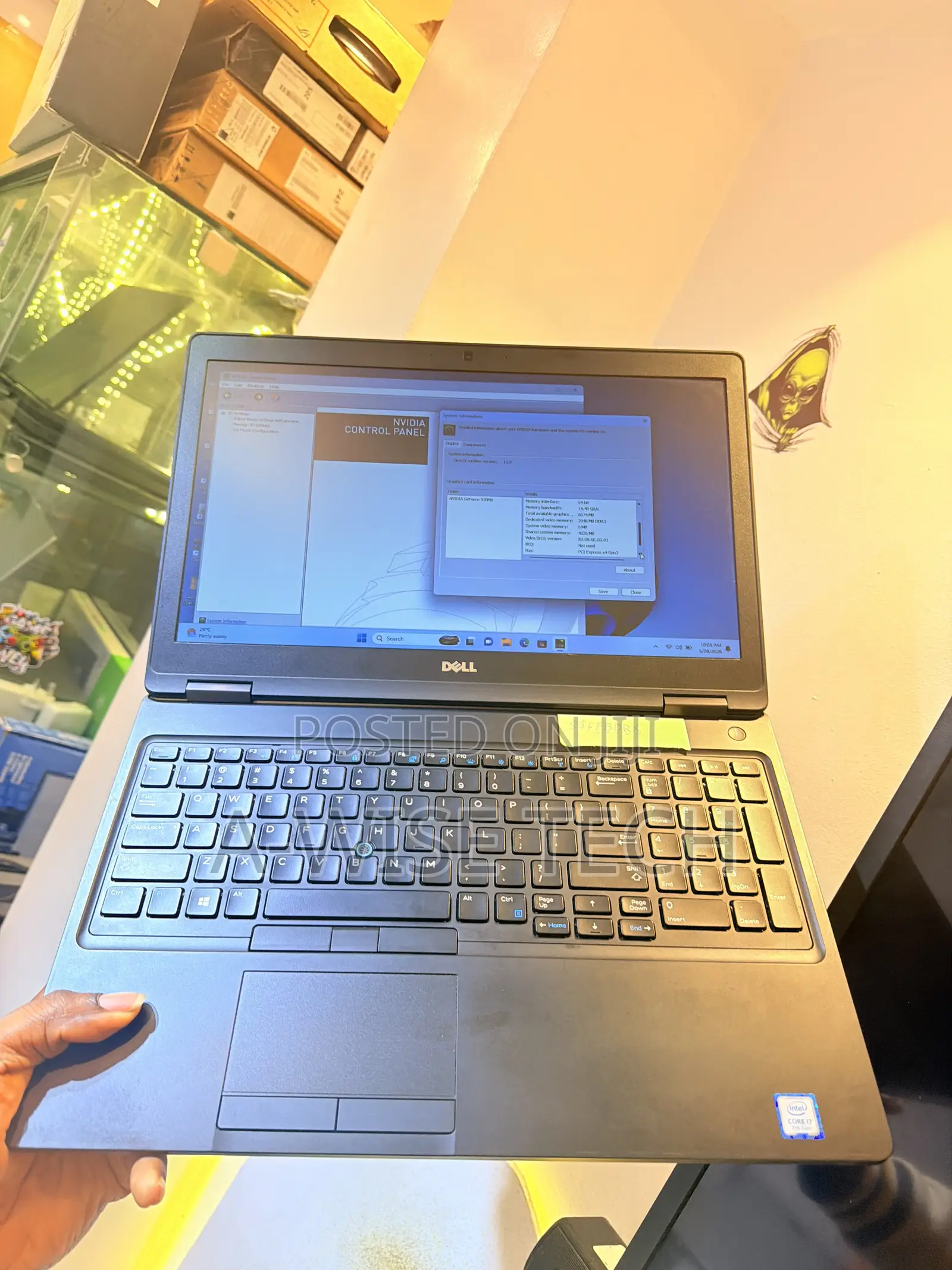 Laptop Dell Latitude 15 5580 8GB Intel Core i7 SSD 256GB