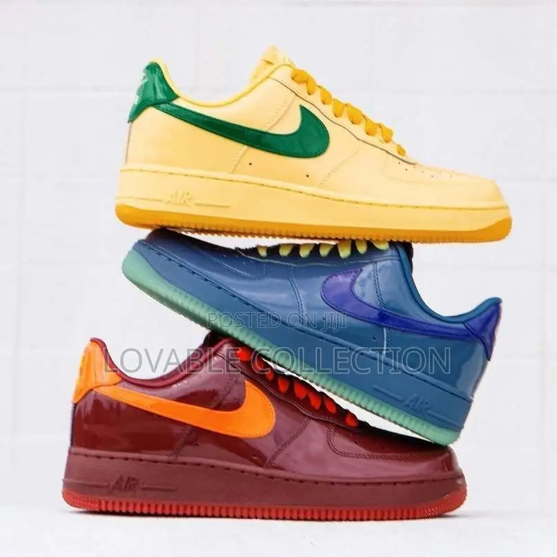 Nike Air Force 1 Low Qs "Patent Pack" Sneakers Available From 40 - 45