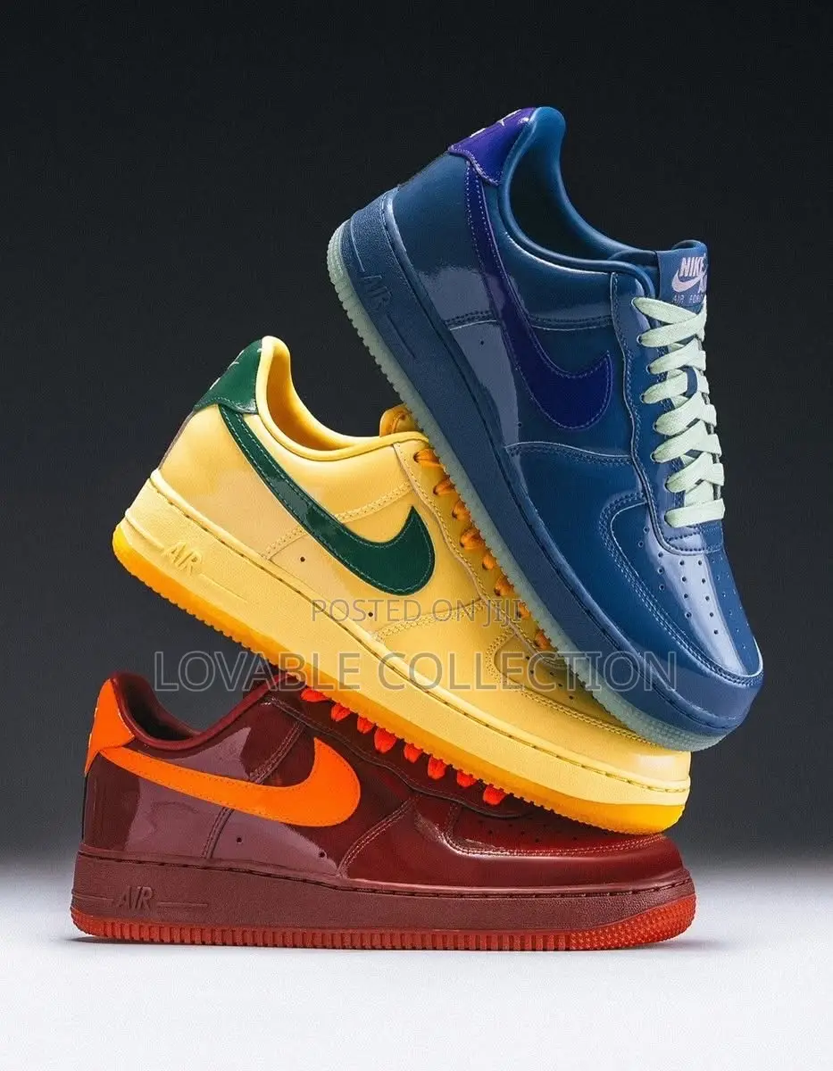 Nike Air Force 1 Low Qs "Patent Pack" Sneakers Available From 40 - 45