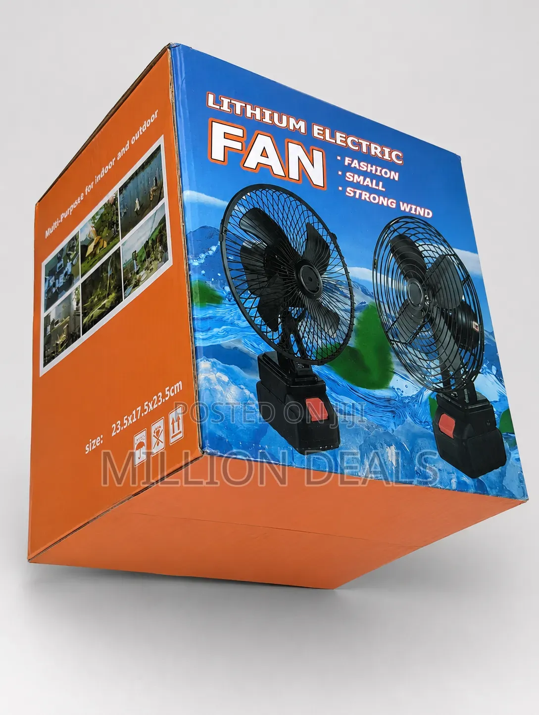 Lithium Electric Fashion Strong Wind Portable Fan