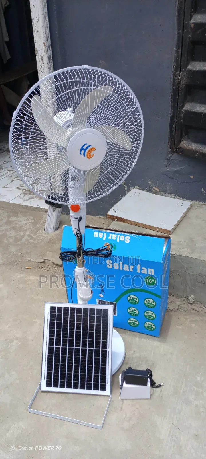 Solar Fan Standing