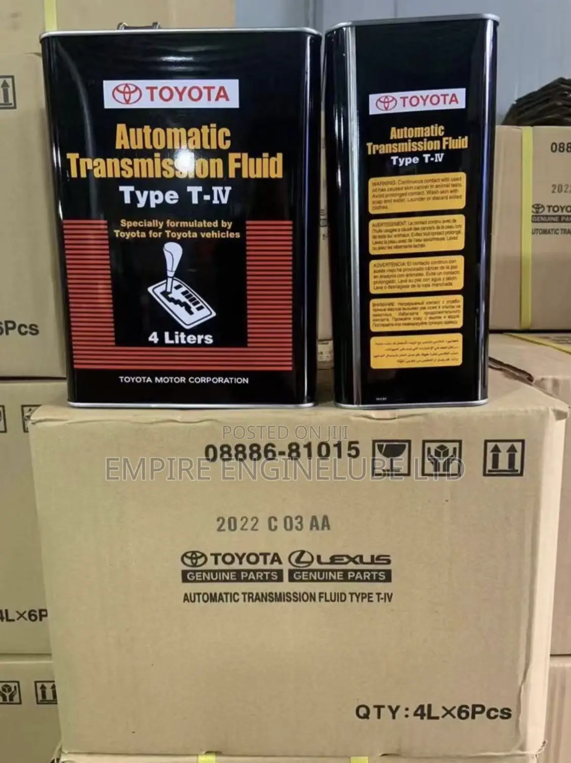 Toyota T-Iv 4litres (Gear Oil)