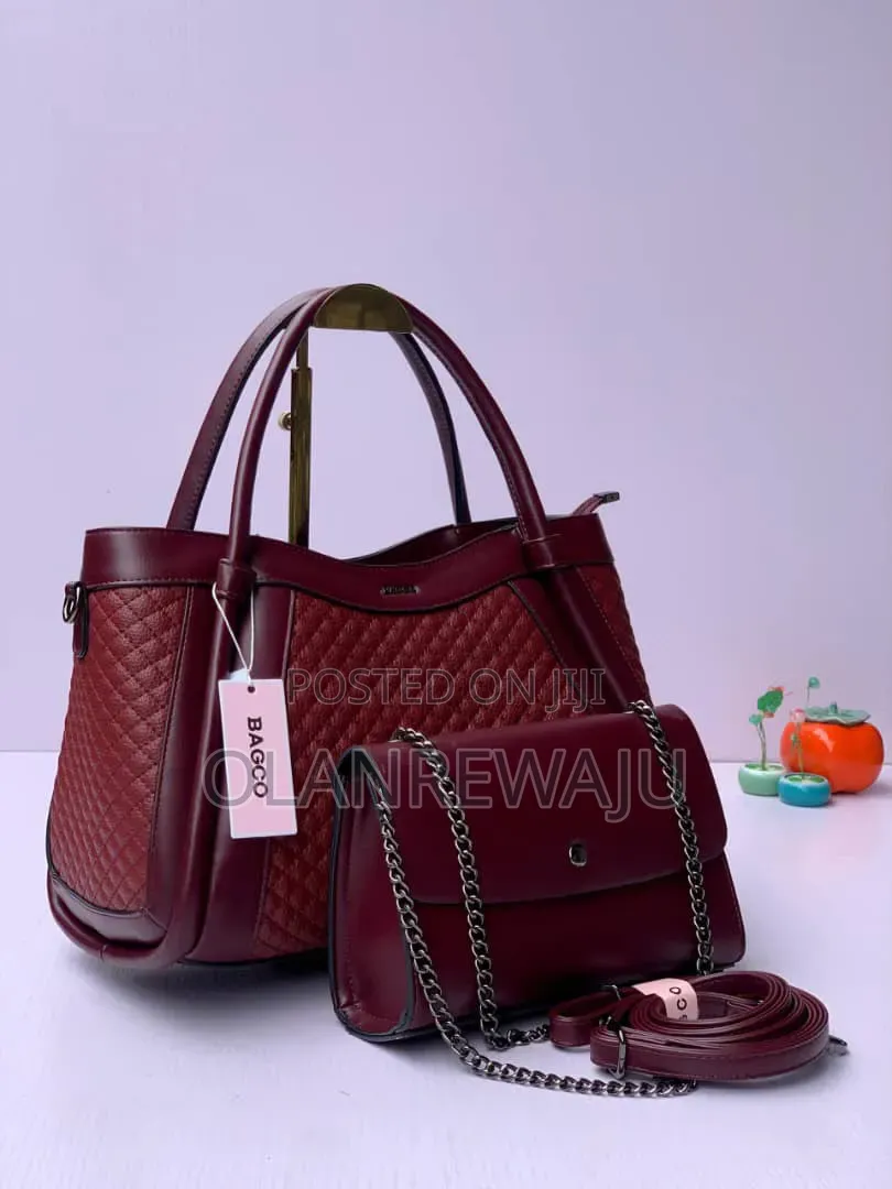 Bagco 2 in 1 Handbag and Chain Bag Set