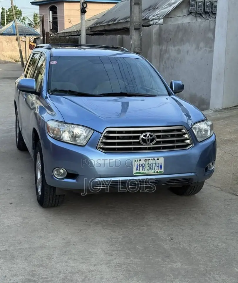 Toyota Highlander V6 2009 Blue
