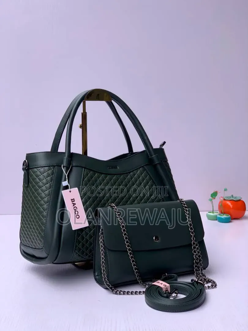 Bagco 2 in 1 Handbag and Chain Bag Set