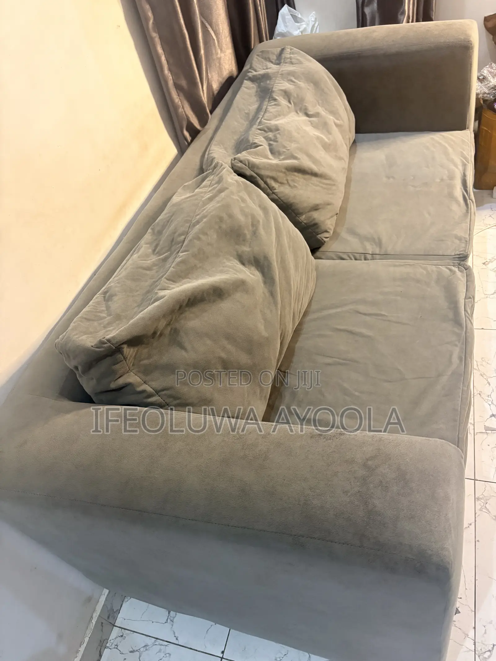 Gray Two Seater Couch