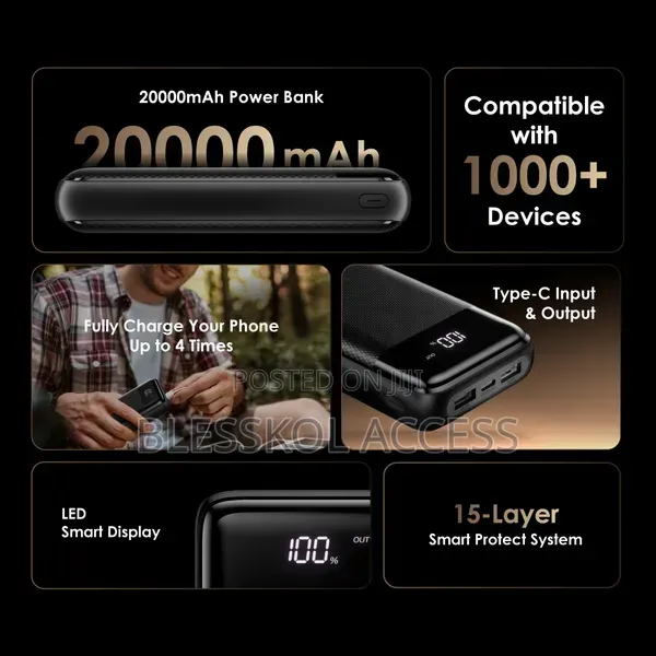 Oraimo Traveler 12 Byte 20000mah 12w Power Bank
